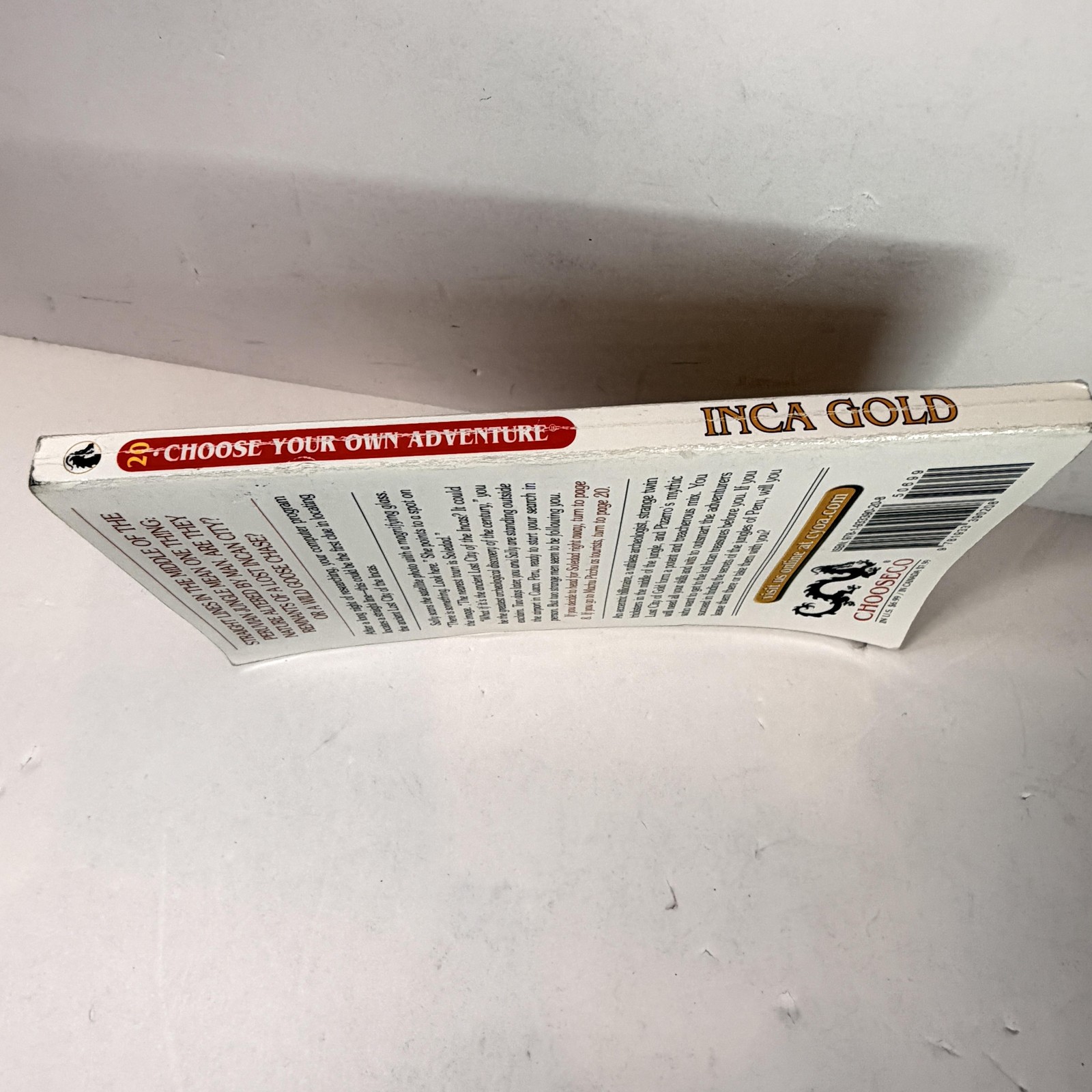 Inca Gold Choose Your Own Adventure 20 Jim Becket White Paperback 2006 Chooseco