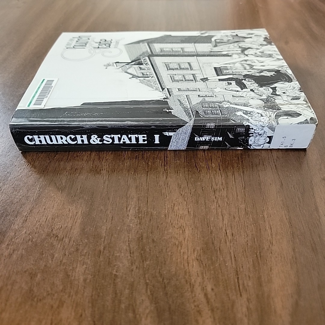 Dave Sim Church and State 1987 Paperback Book 10th Printing