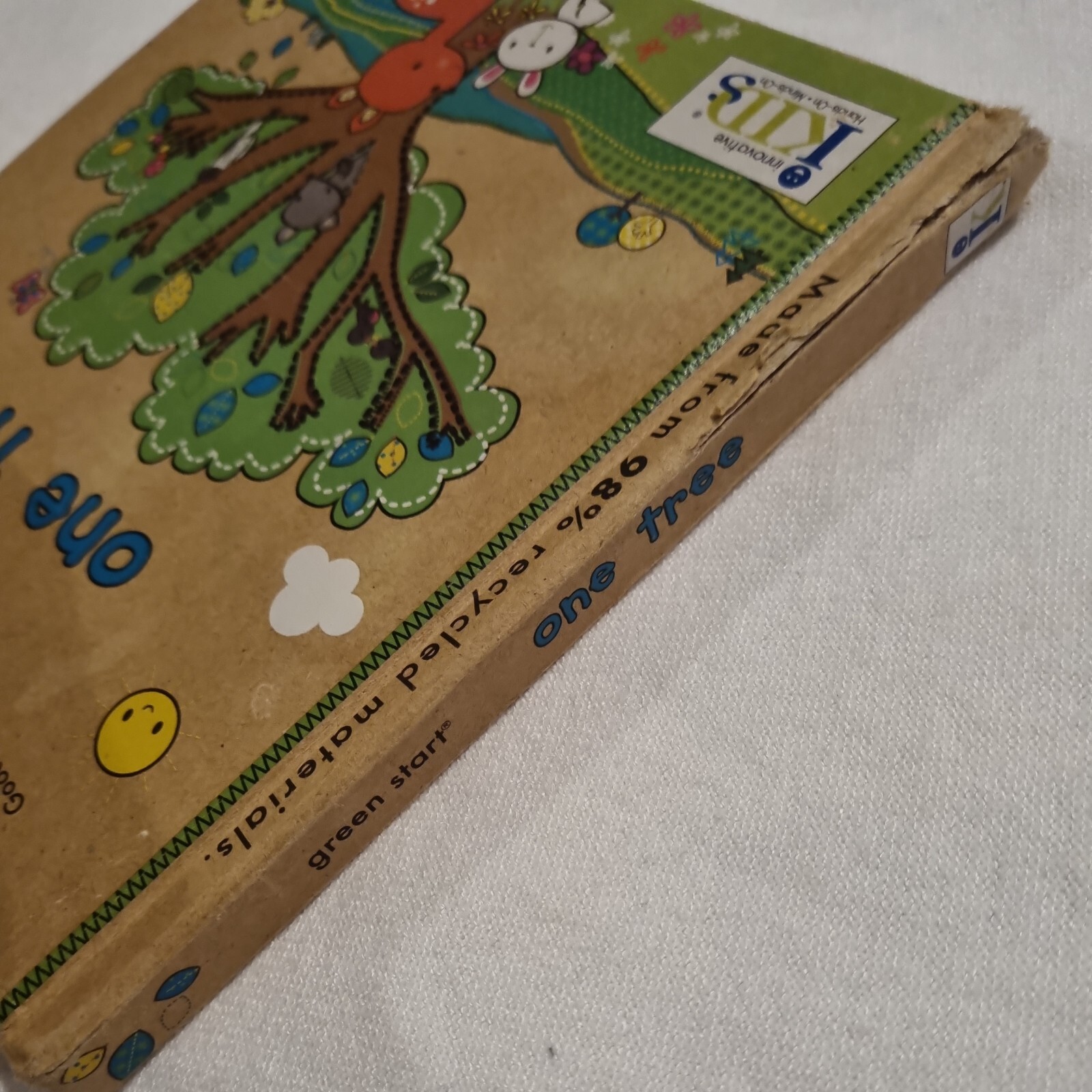 LESLIE BOCKOL. ONE TREE. RECYCLED BOOK. BOARDED. 17 BY 17CM, 9781584768111