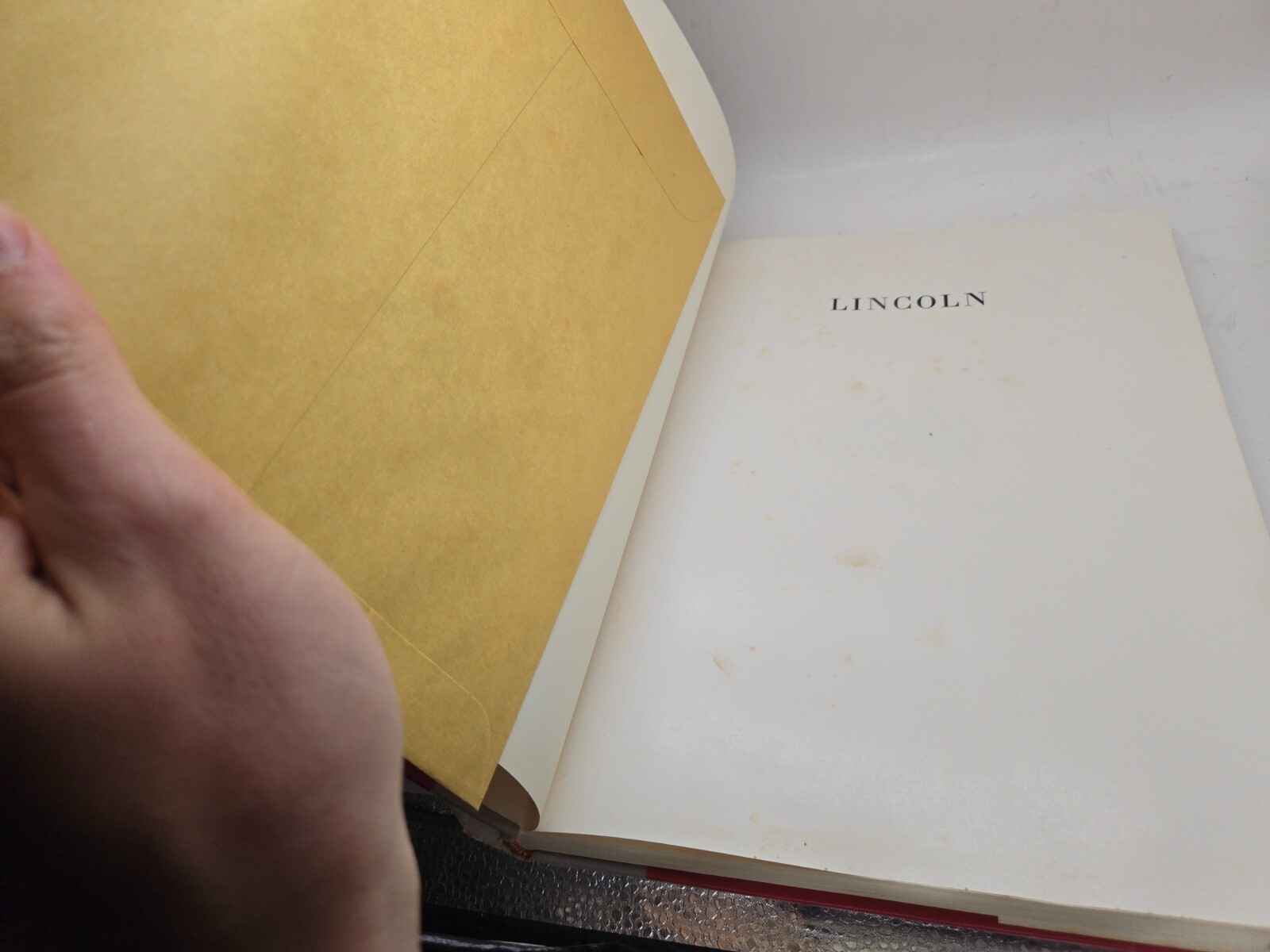 Lincoln Stefan Lorant Author’s Edition w/ slipcase Autographed by author