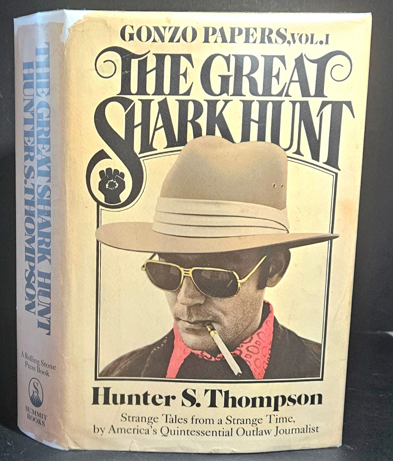 The Great Shark Hunt by Hunter S. Thompson, First Edition 4th print Hardcover