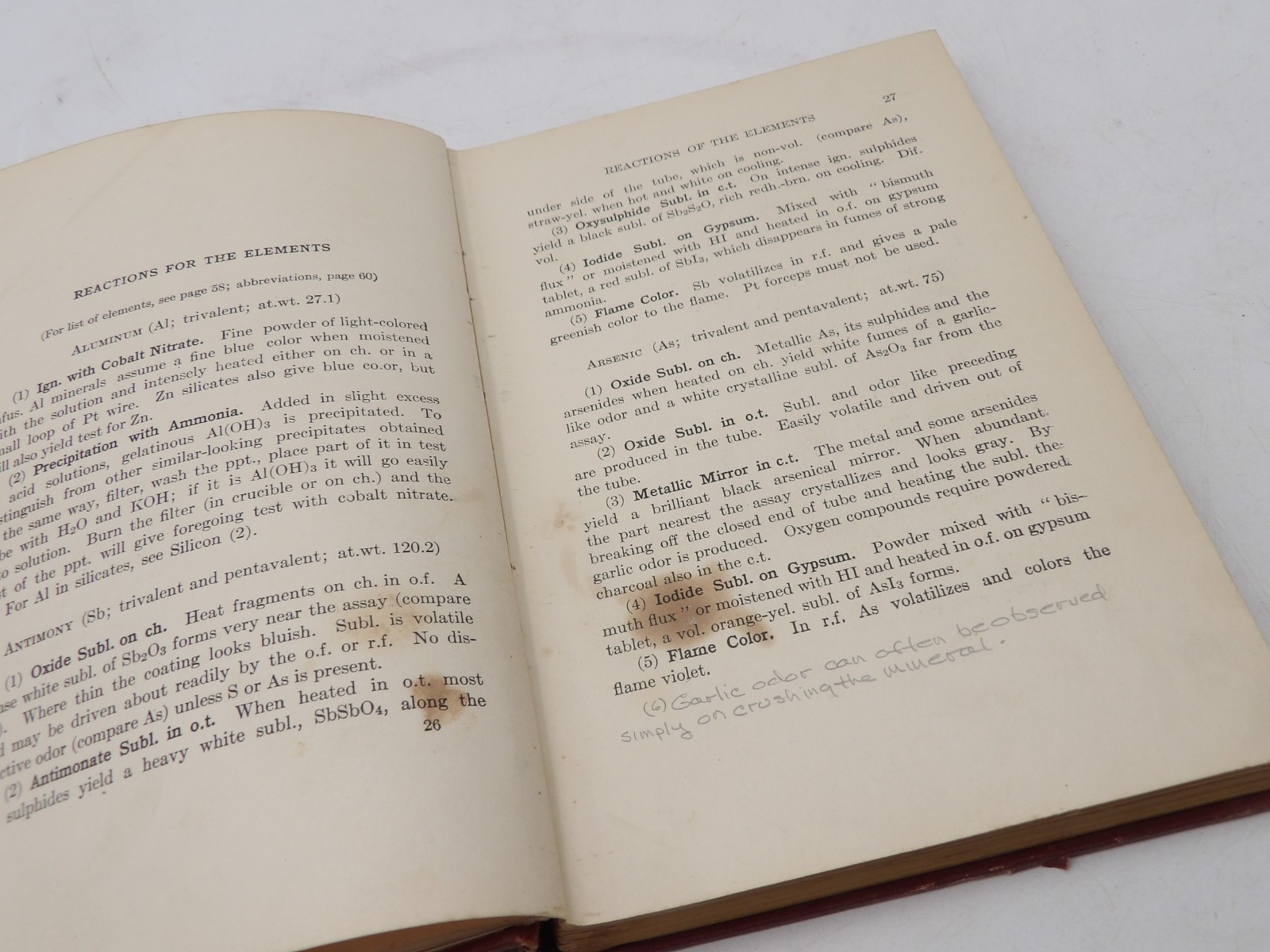 Determinative Minerology w/ Tables J Volney Lewis Hardback Book 2nd Edition 1915