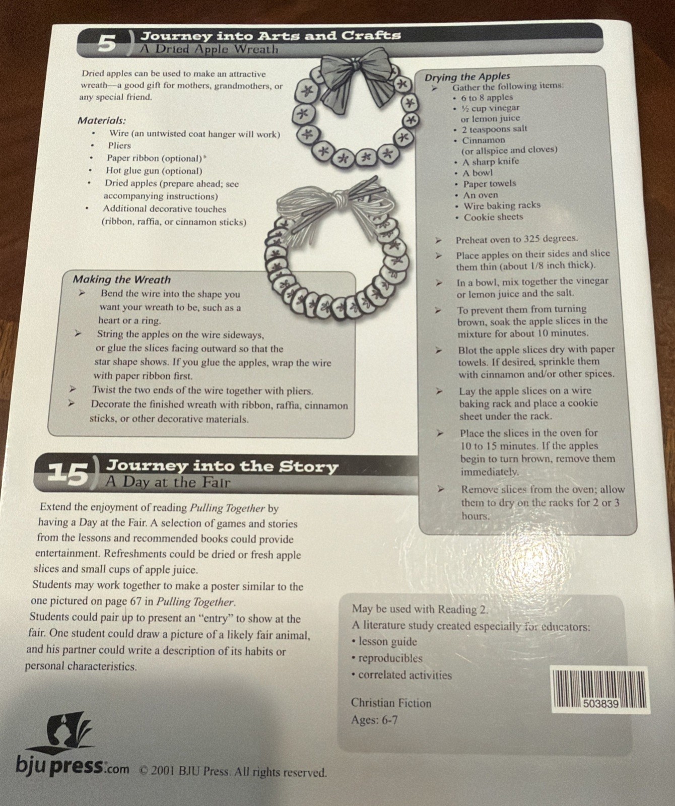 Pulling Together Book And BookLinks Lessons Book Set Bob Jones