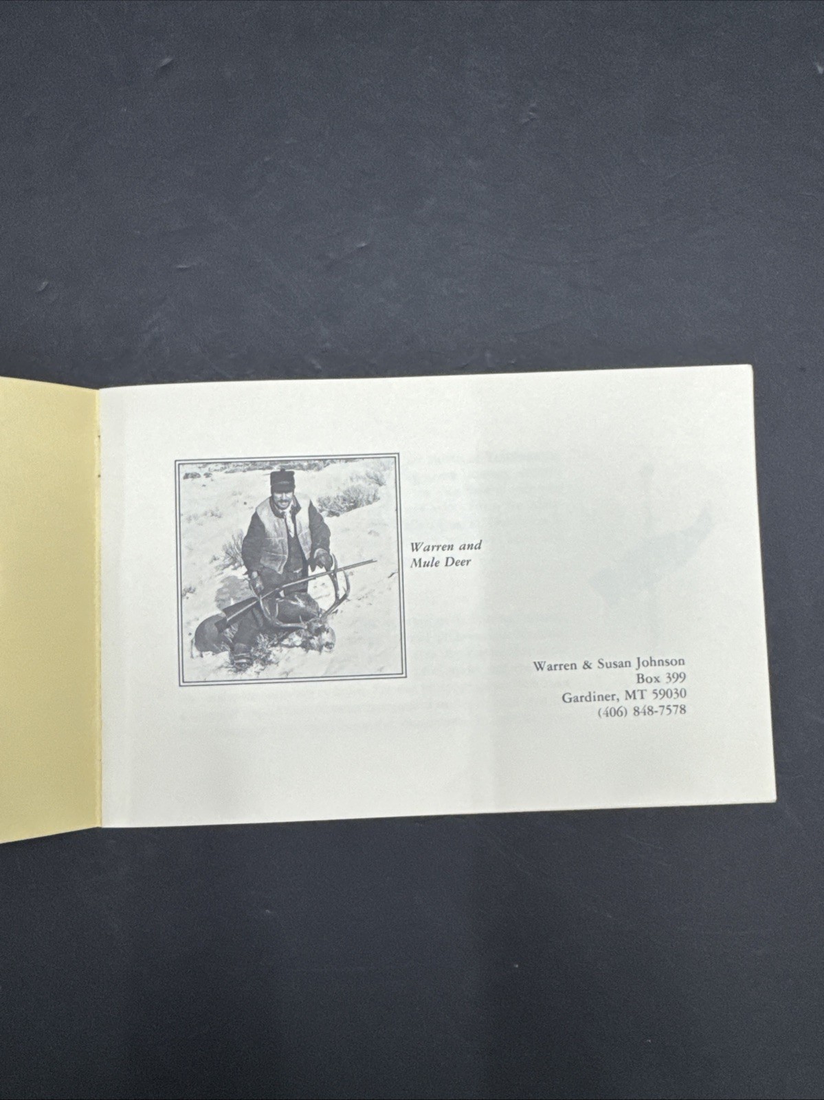 Hells ‘A’ Roarin Outfitters Hunting Pamplet – Vintage Paperback 20 Pages