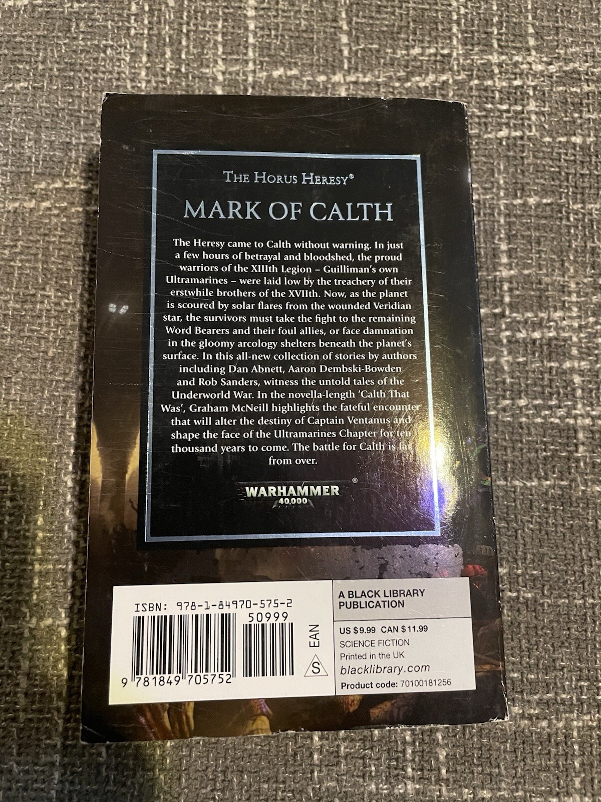 Mark Of Calth, Horus Heresy Book, Warhammer 40K, Black Library.