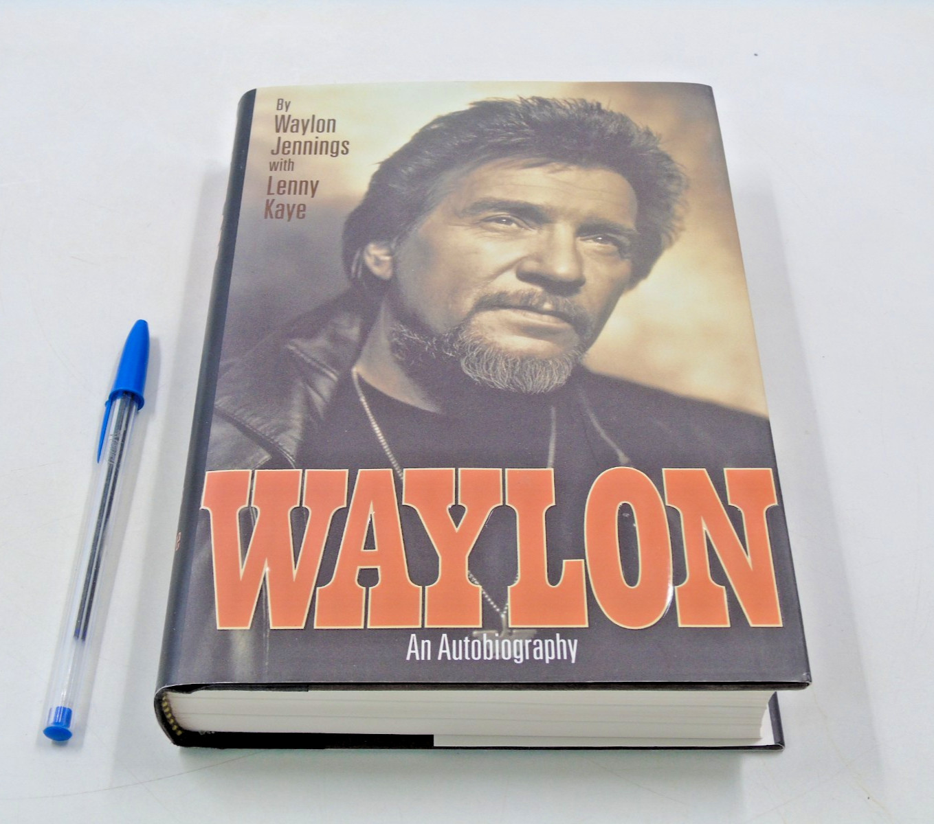 Vintage WAYLON AN AUTOBIOGRAPHY by Waylon Jennings w/Lenny Kaye 1st Print 1996