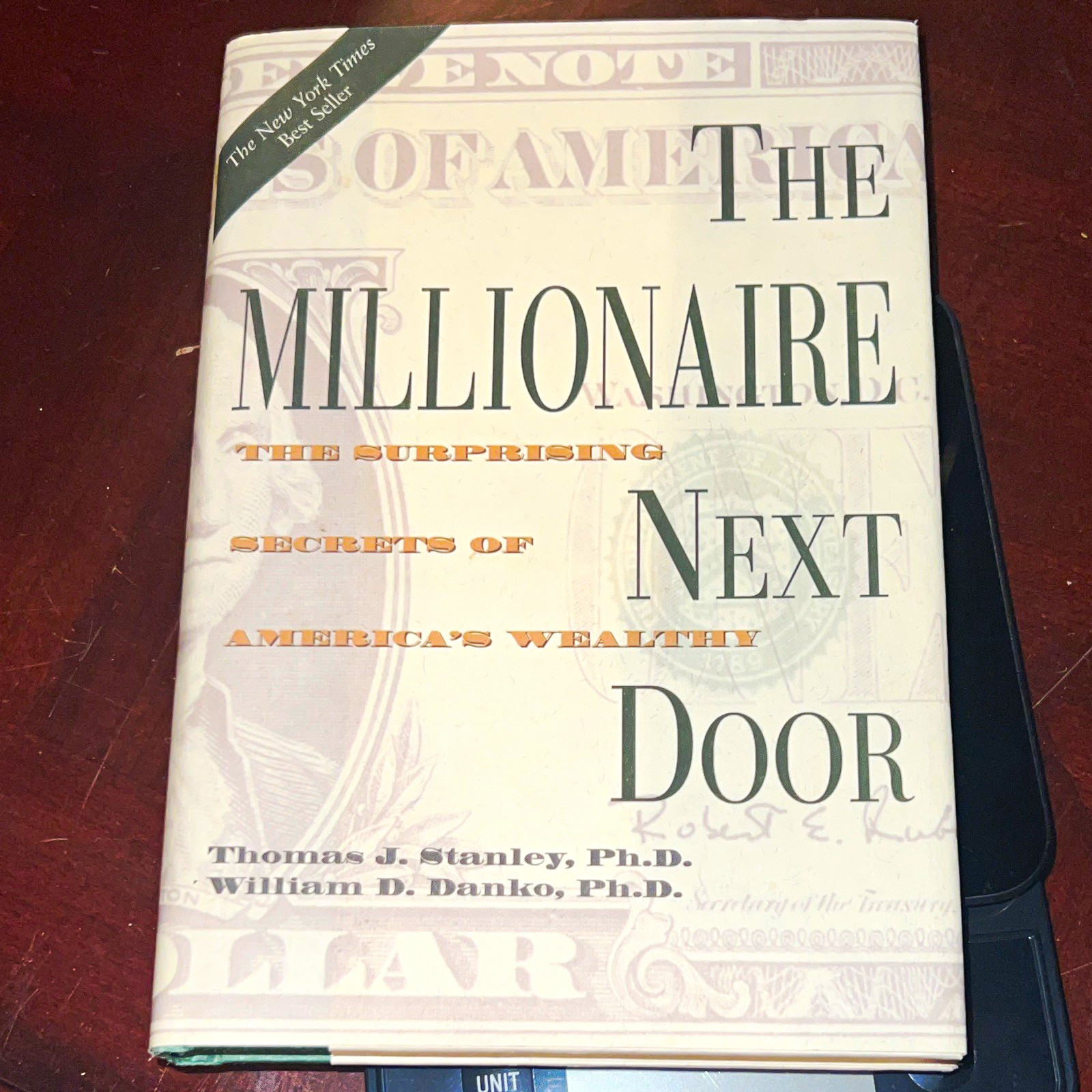 Thomas J. Stanley & William D. Danko – Millionaire Next Door Hardcover 1996 DJ