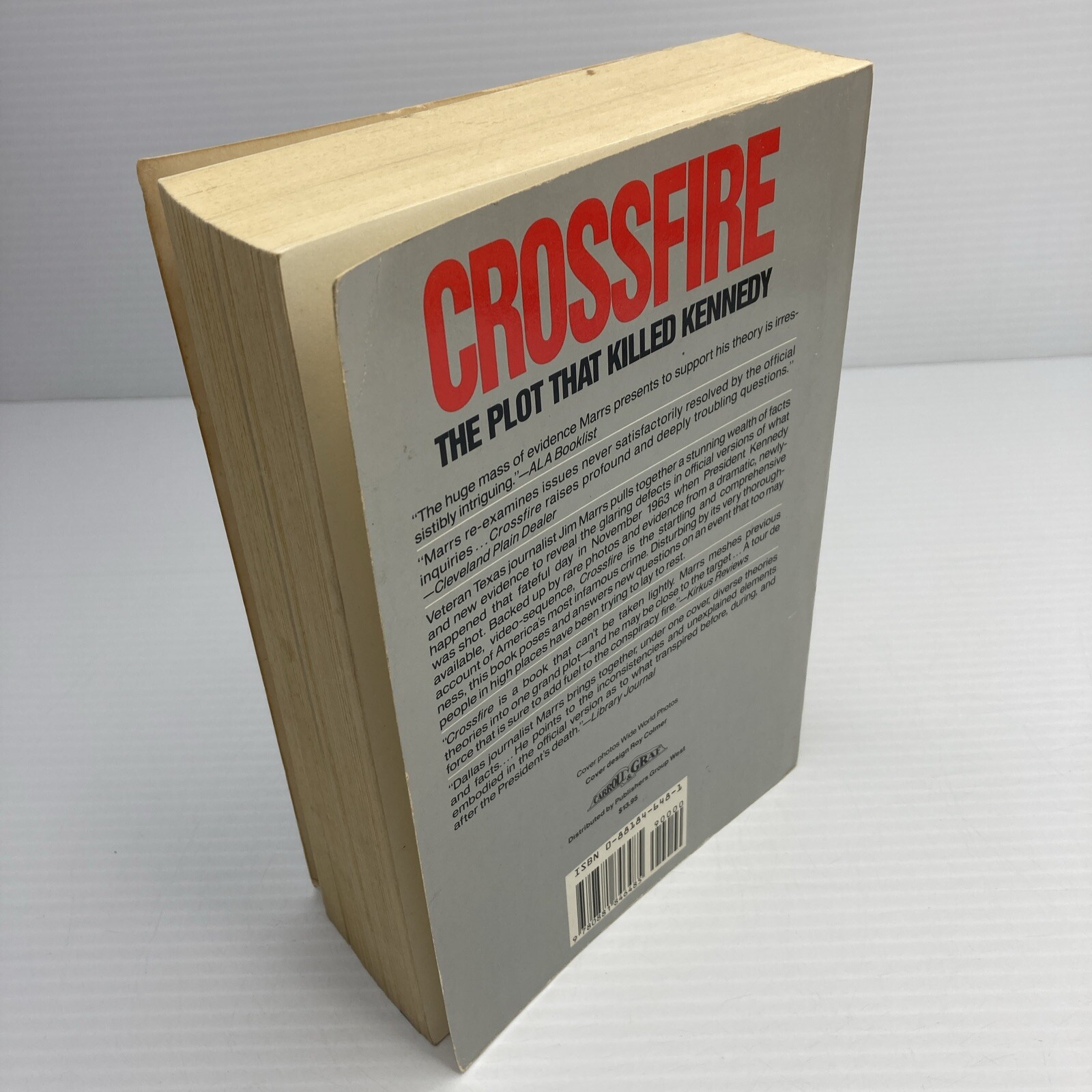 Crossfire The Plot That Killed Kennedy Jim Marrs 1992 6th Print Paperback