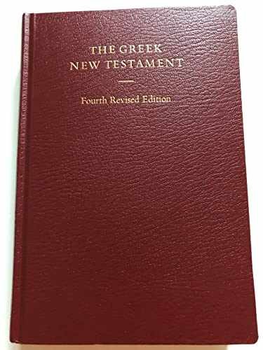 The Greek New Testament: With – Vinyl Bound, by Kurt Aland; Matthew – Very Good
