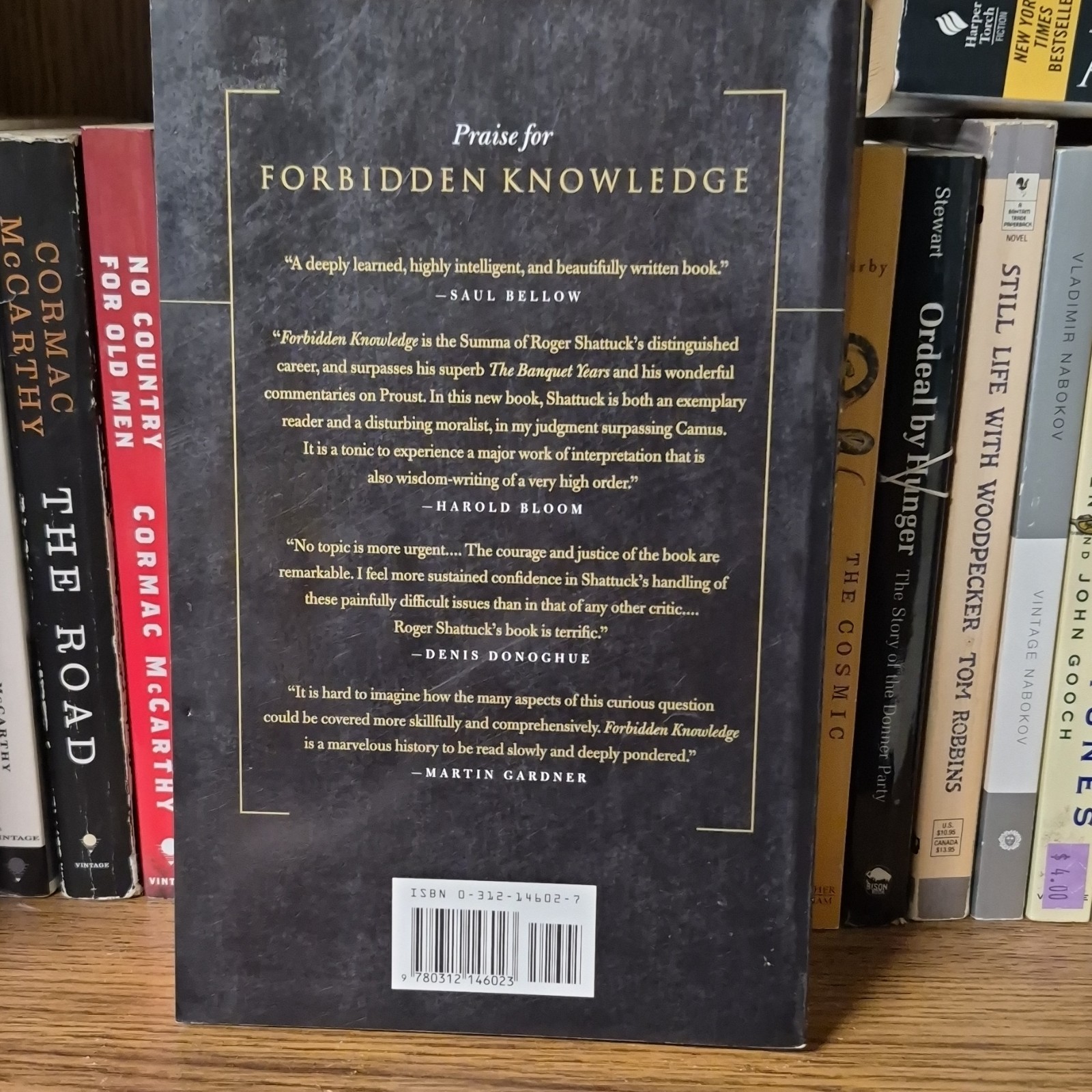 Forbidden Knowledge: From Prometheus to Pornography by Roger Shattuck
