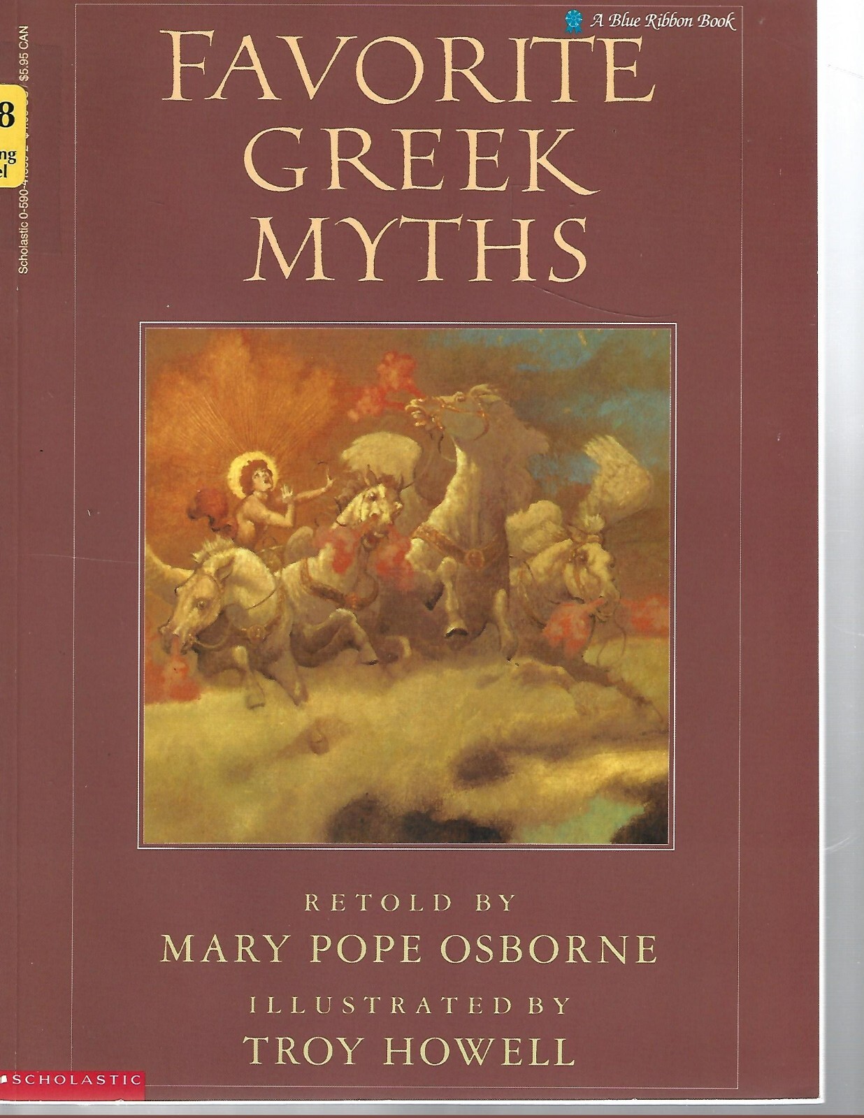 Favorite Greek Myths by Mary Pope Osborne (Trade Paperback)