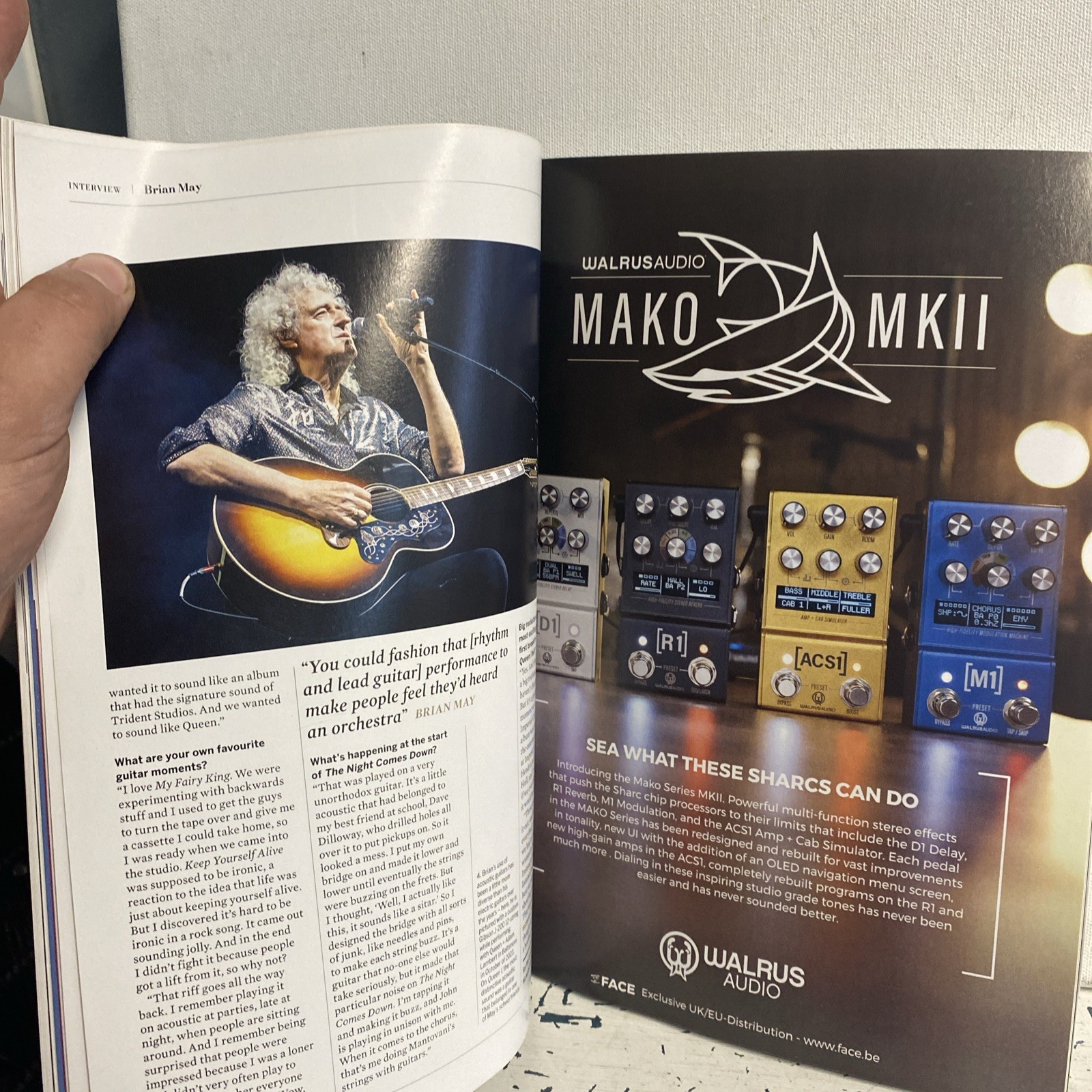 Guitarist Magazine The Band Queen Brian May