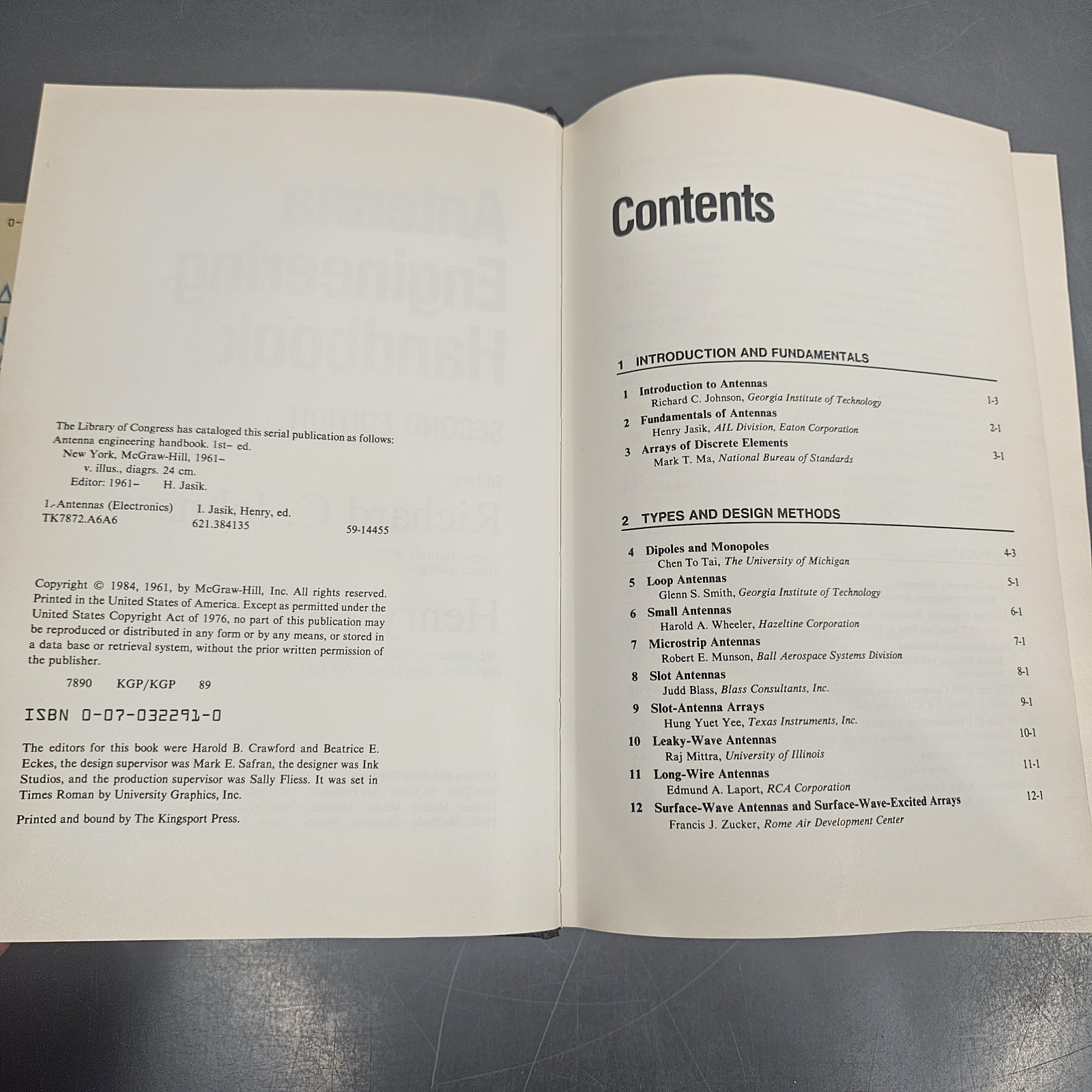 Vintage Antenna Engineering Handbook Second Edition 1984 Johnson Jasik HC DJ