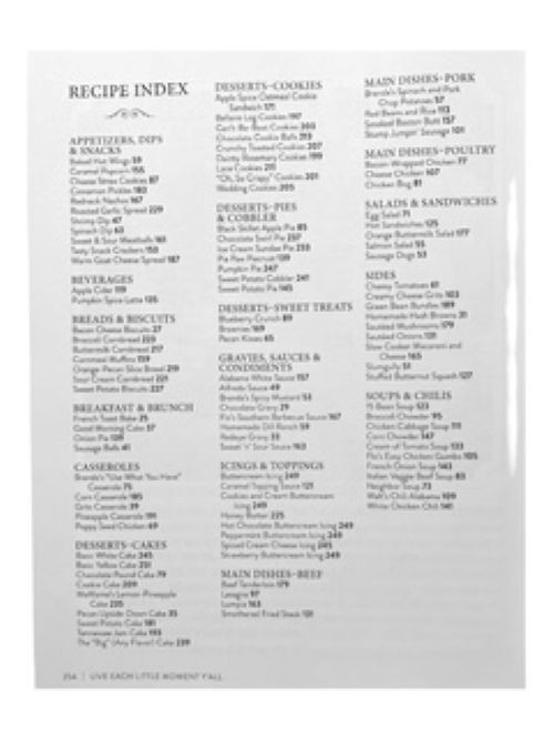 Brenda Gantt’s 3rd Cookbook “Love Each Little Moment Y’all”, Recipes, Family