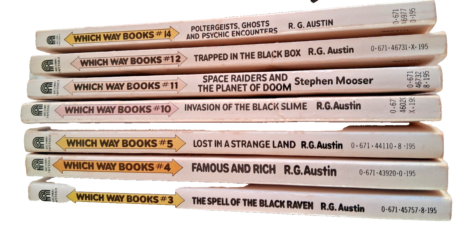 VINTAGE REAL 1980s Choose Your Own Adventure CYOA Lot Of 18 + 7 Which Way Books