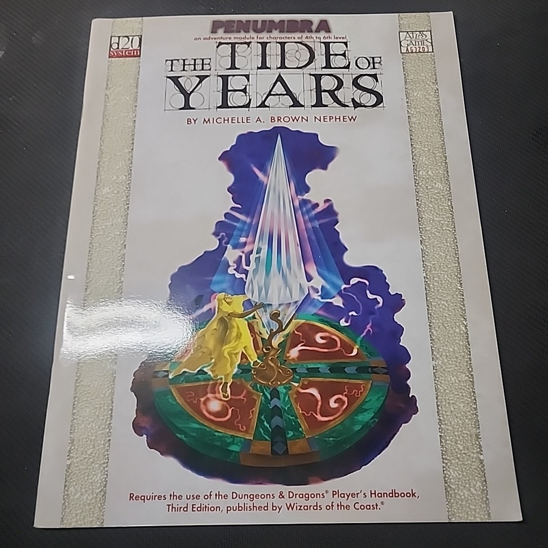 Penumbra : The Tide of Years D20 AG3203 2001 Atlas Games Used HOT SALE!