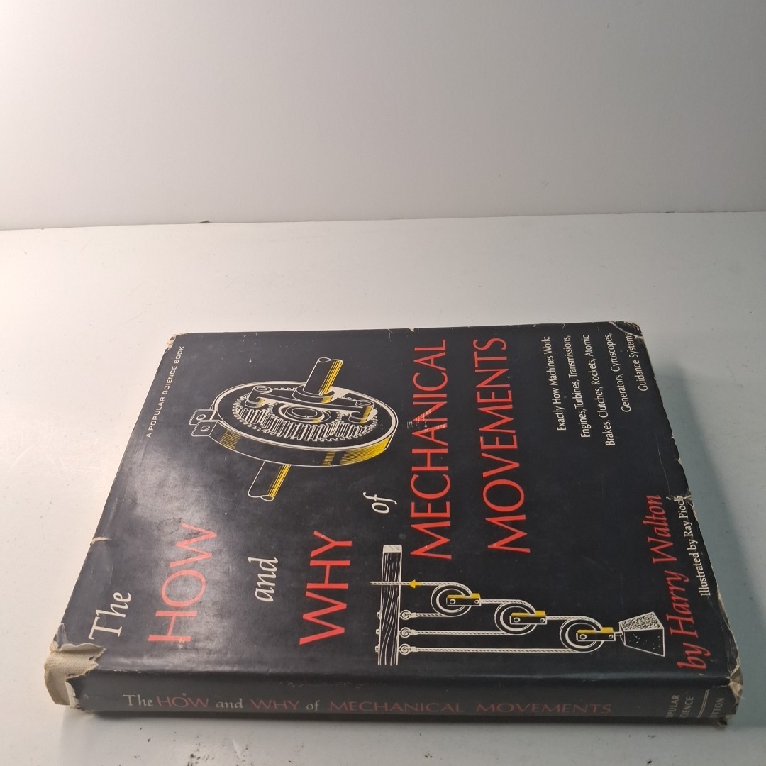 Vintage 1968 The How and Why of Mechanical Movements – Harry Walton – HC