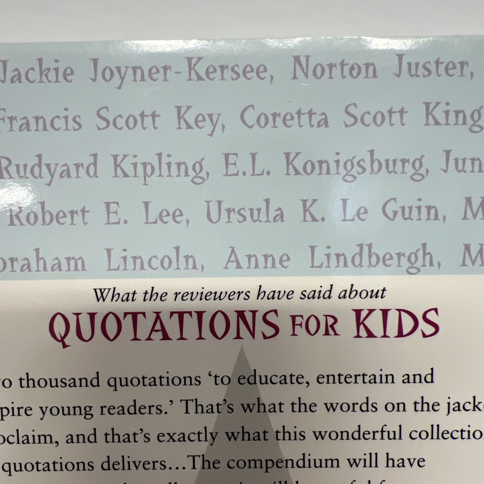Quotations for Kids by J. A. Dennis Book