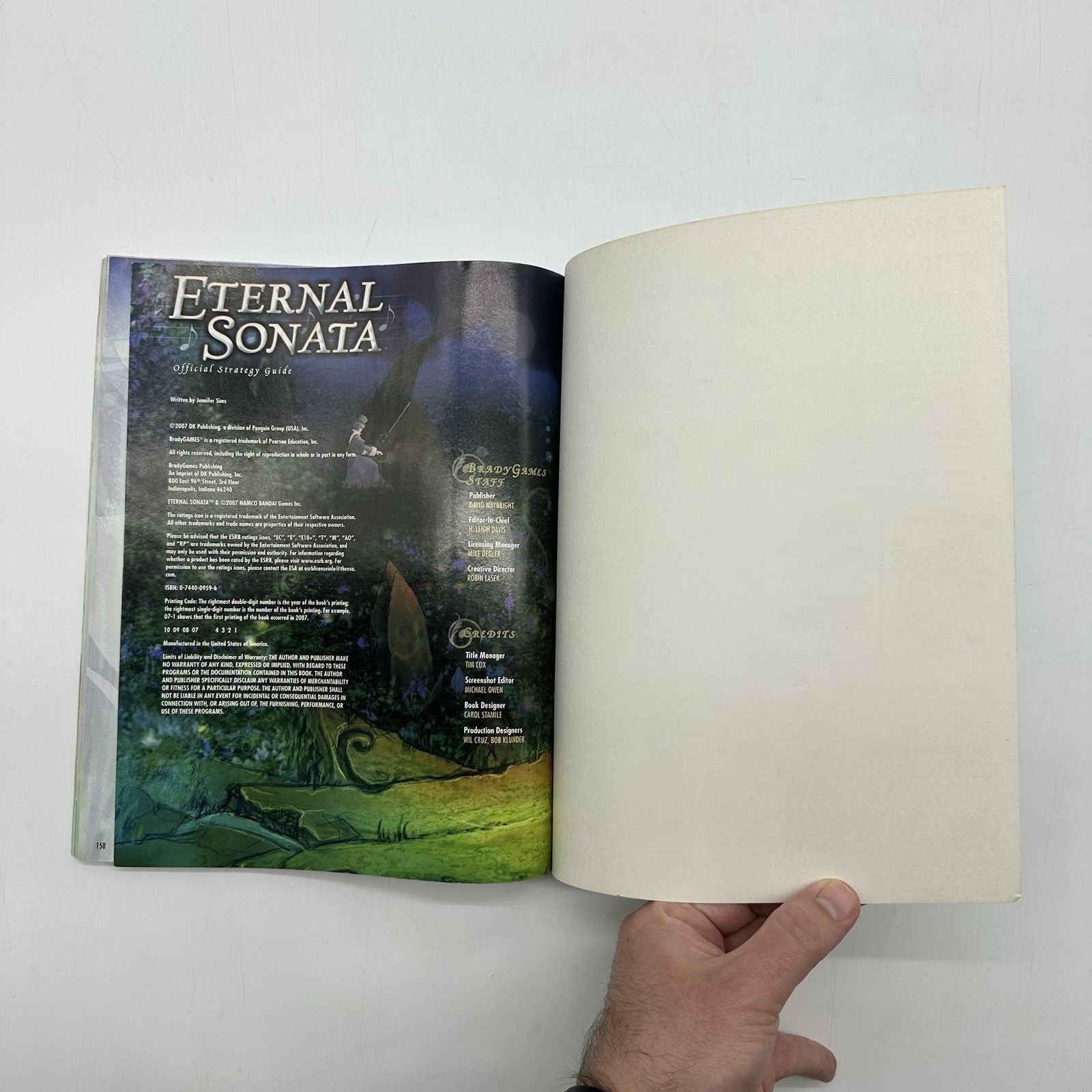 Eternal Sonata – Brady Games – Official Strategy Game Guide Covers Xbox 360 Game