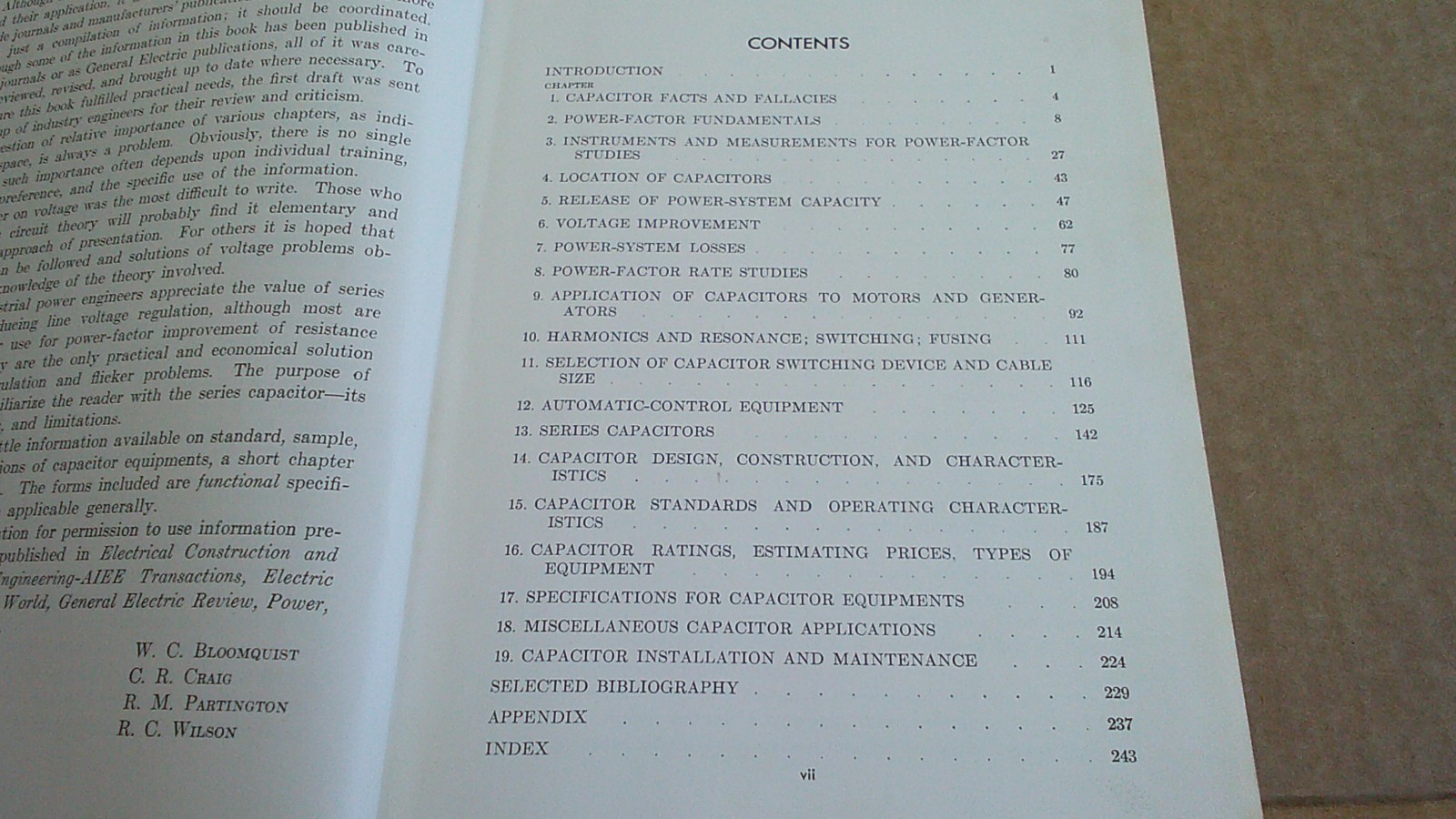 1950 GE Capacitors for Industry Book by Bloomquist General Electric