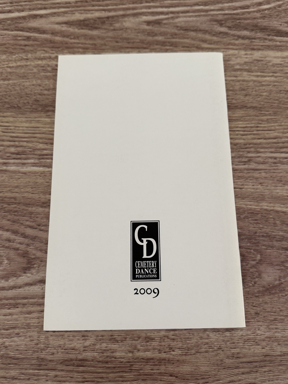 Cemetery Dance Publications – Preview vol. 3 2009 Chapbook/Pamphlet