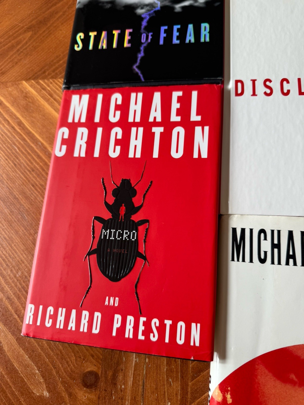 Lot of 7 Collection of Michael Crichton HC/DJ Hardcover 1st First Edition print