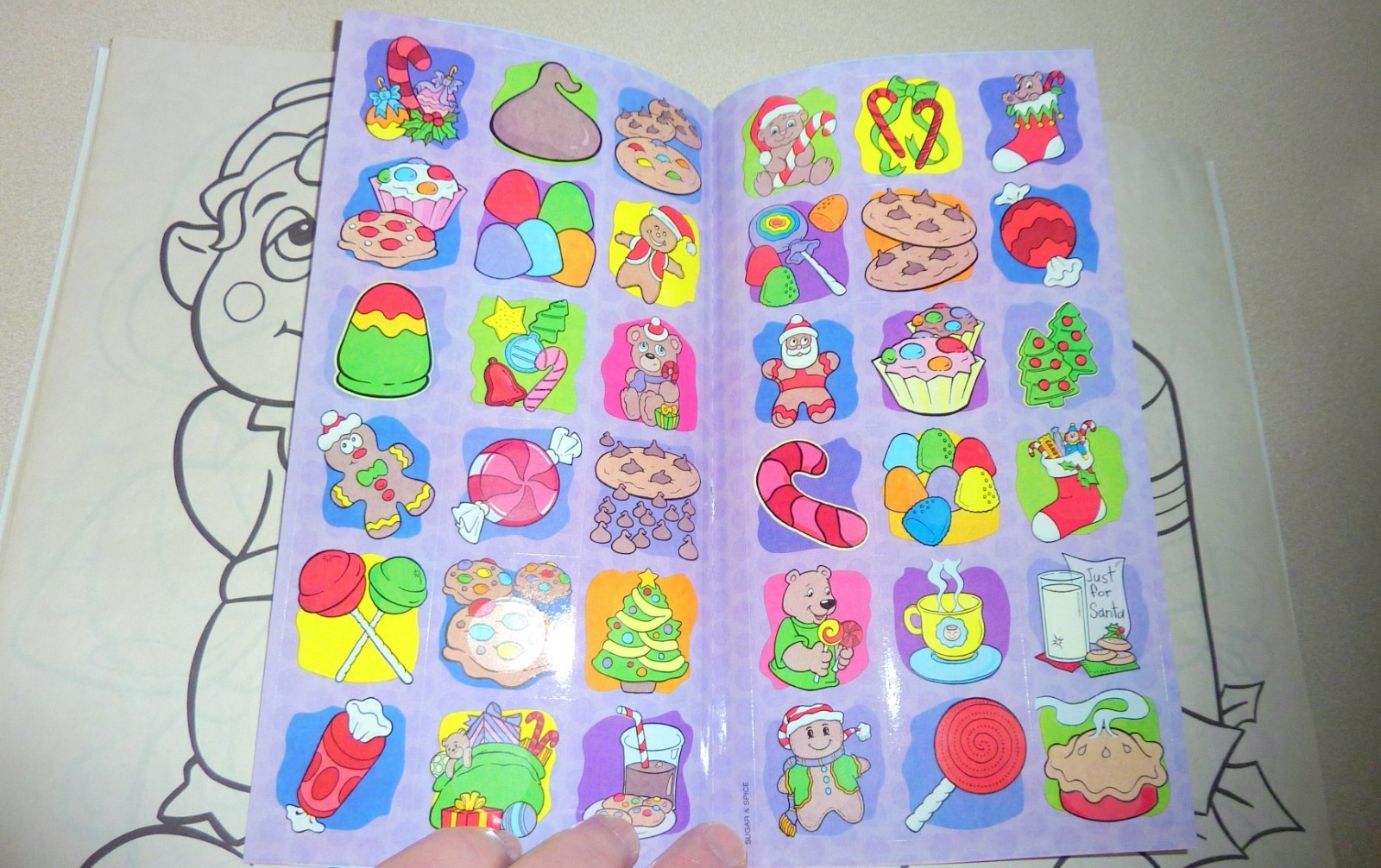 Vintage Kids Coloring Sticker Book Lot Disney Pooh Dalmatian Press NEW
