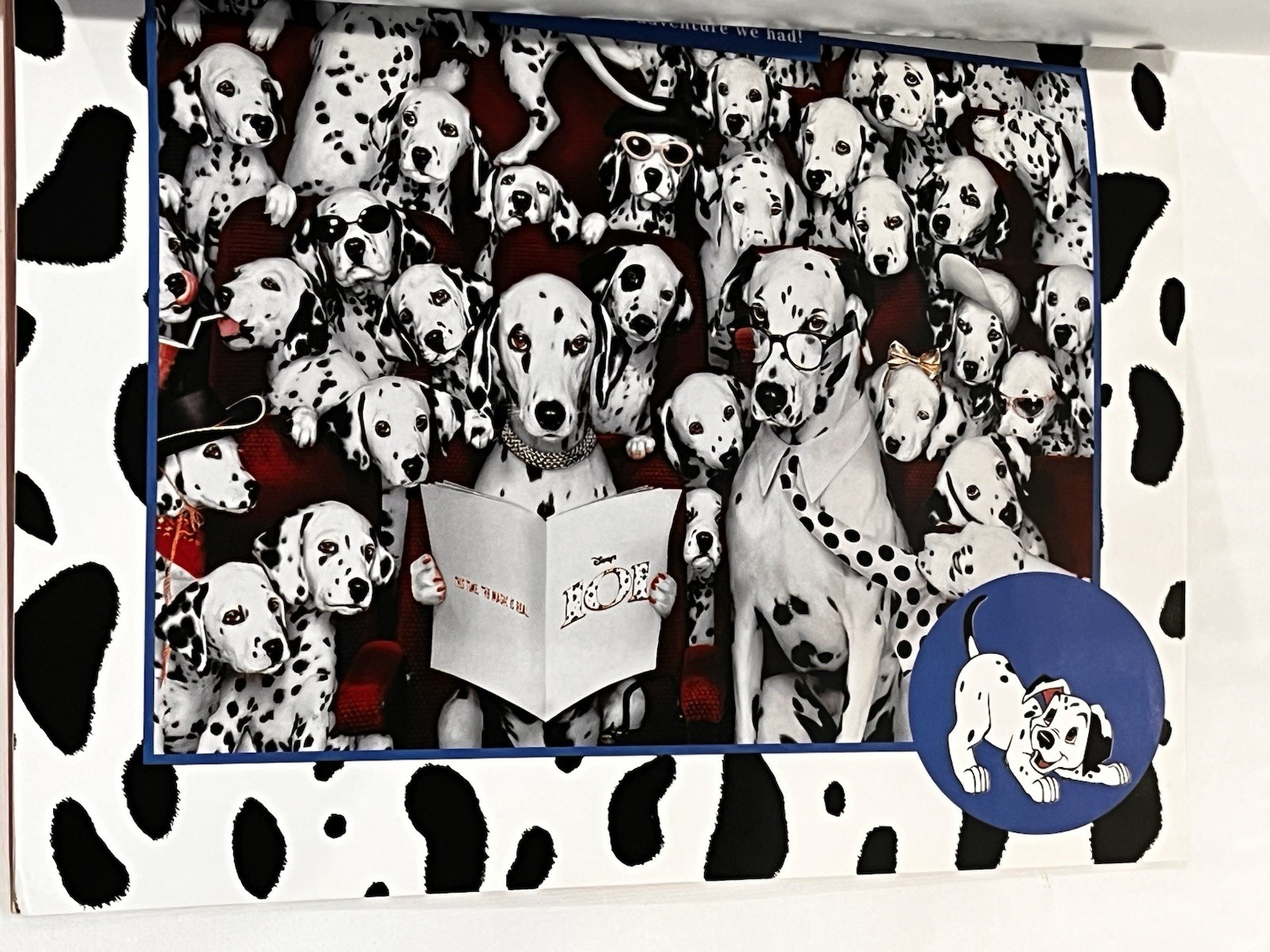 101 Dalmatians by Anne Mazer (1996, Trade Paperback) AND Pull-Out Poster Book