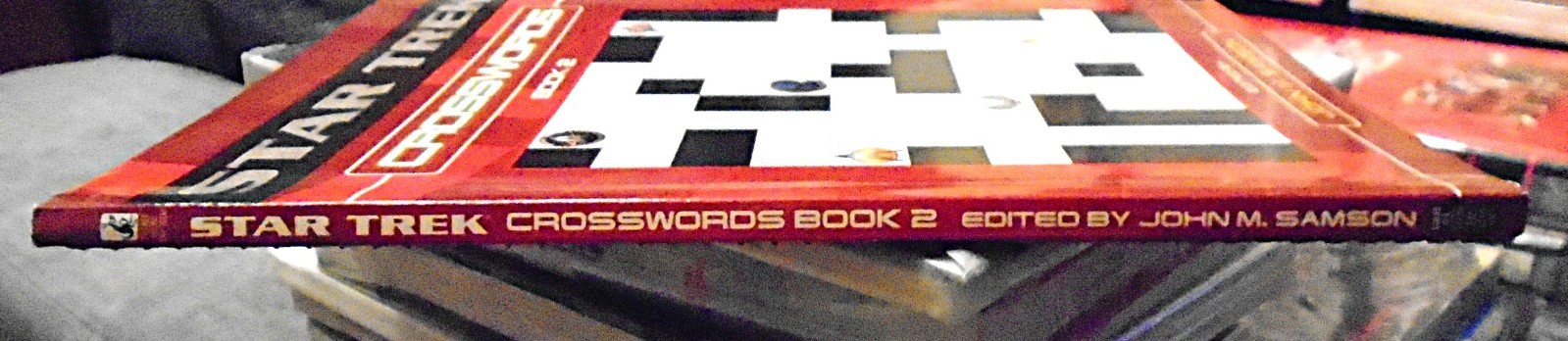 Rare Star Trek Crosswords Book 2 – John M. Samson – 2003 – Like New