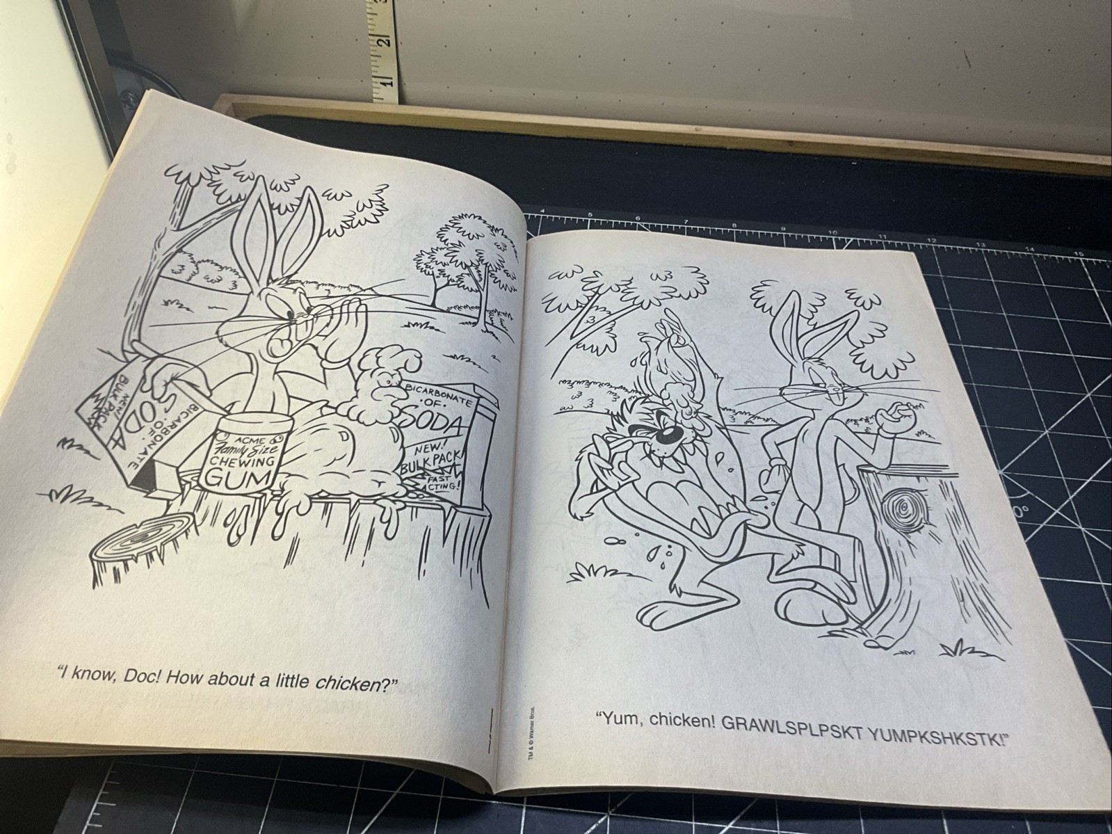 Favorite Book To Color Taz – Dalmatian Press 2004 Taz Fantaztic! 12530