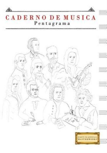 Caderno De M?Sica Pentagrama: (17 78 X 25 4 Cm)