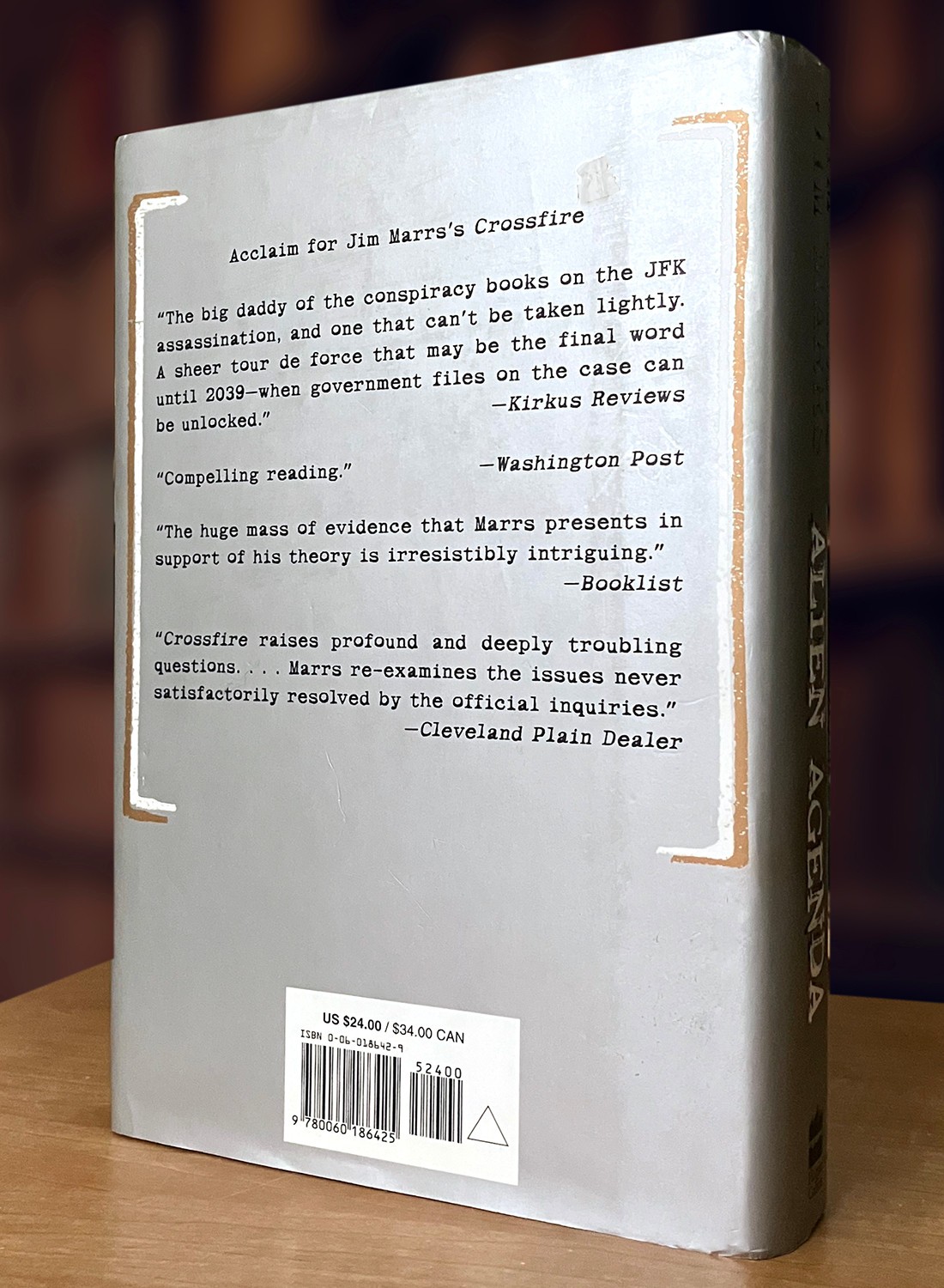 Alien Agenda : Investigating the Extraterrestrial Presence Among Us by Jim Marrs