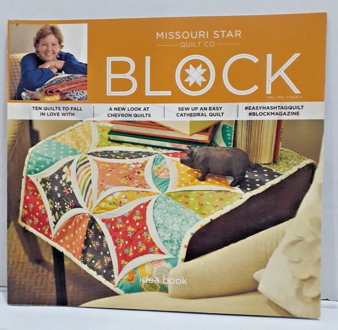 Lot of 3~ 2015 BLOCK Idea Books Missouri Star Quilt Co. Summer Issues 1 &2, Fall