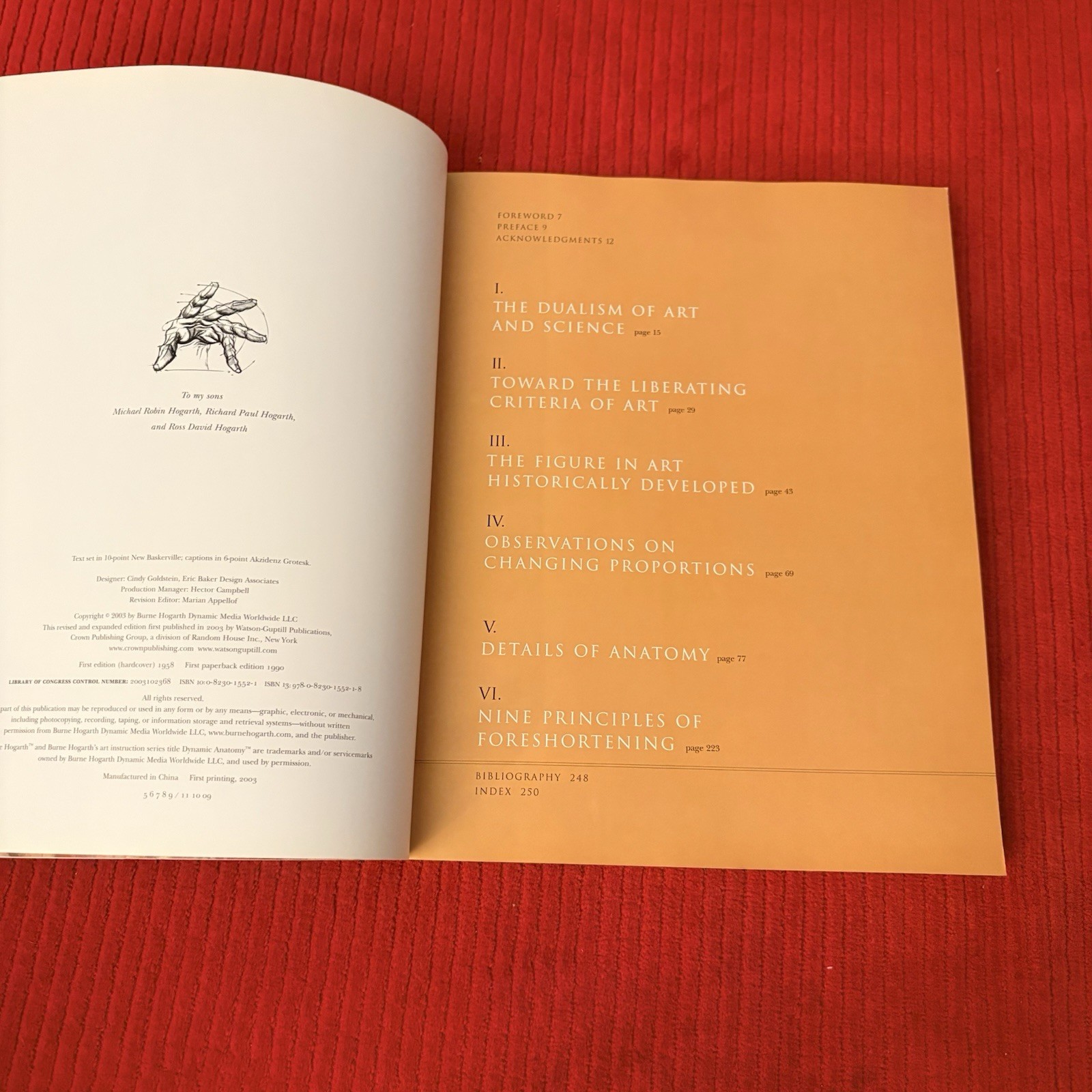 DYNAMIC ANATOMY: REVISED AND EXPANDED by Burne Hogarth—LIKE NEW