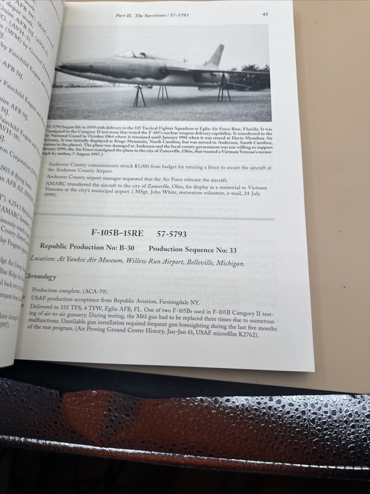 F-105 THUNDERCHIEFS: A 29-YEAR ILLUSTRATED OPERATIONAL HISTORY W Howard Plunkett