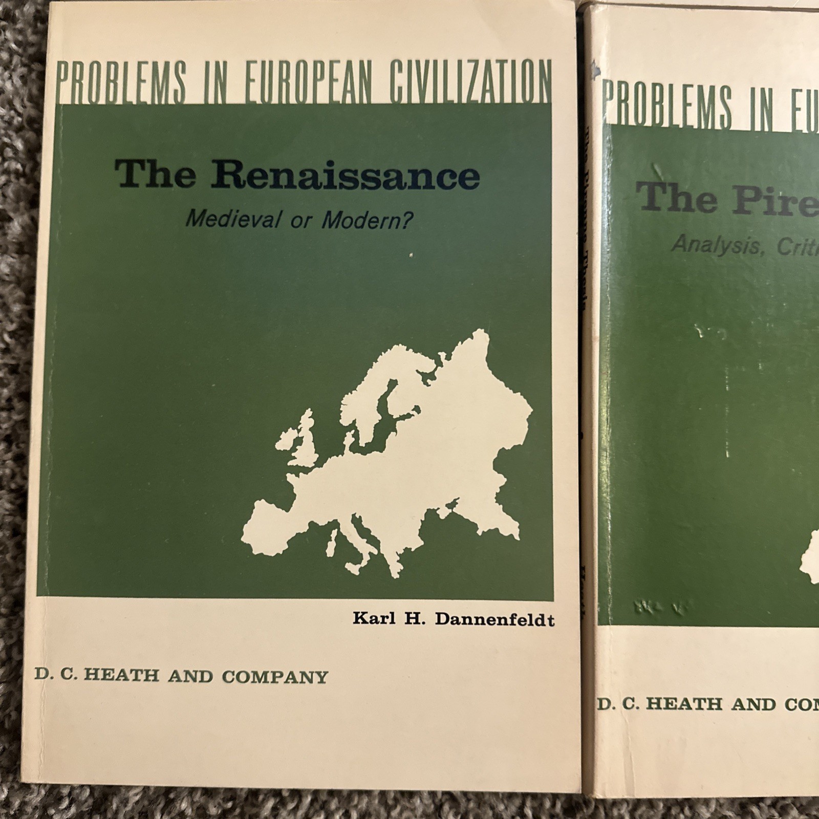 Lot Of 4 Problems in European Civilization 1950s Charlemagne/ Ourense/ Renaissan