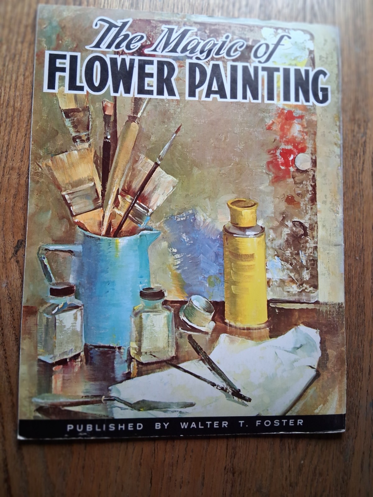 Vintage Walter Foster Art Books: How to Draw and Paint Flowers.