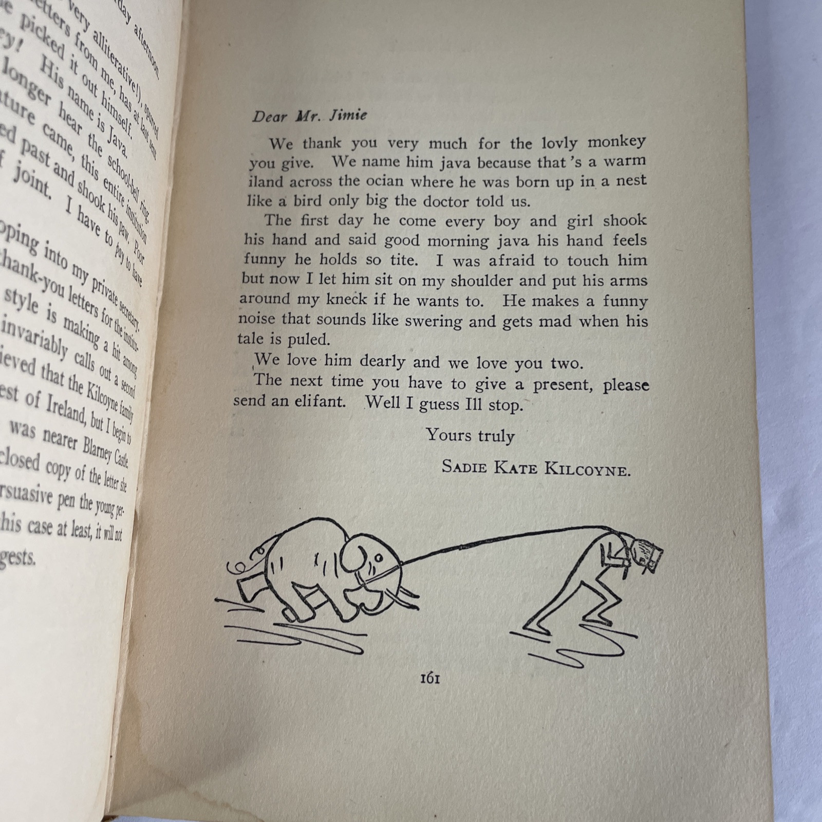 Dear Enemy by Jean Webster Hardcover Book Illustrated Antique 1915