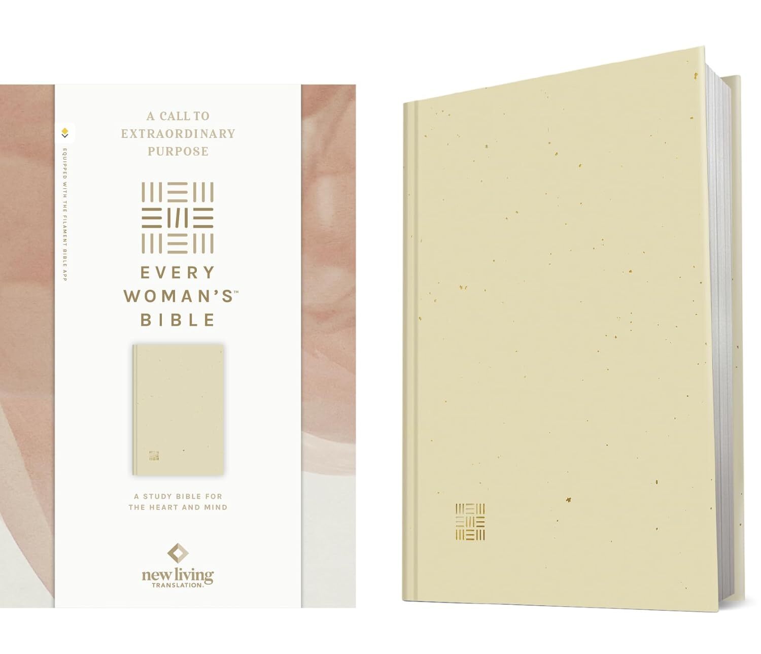 NLT Every Woman’s Bible (Hardcover, Gold Dust, Red Letter, Filament Enabled) – T
