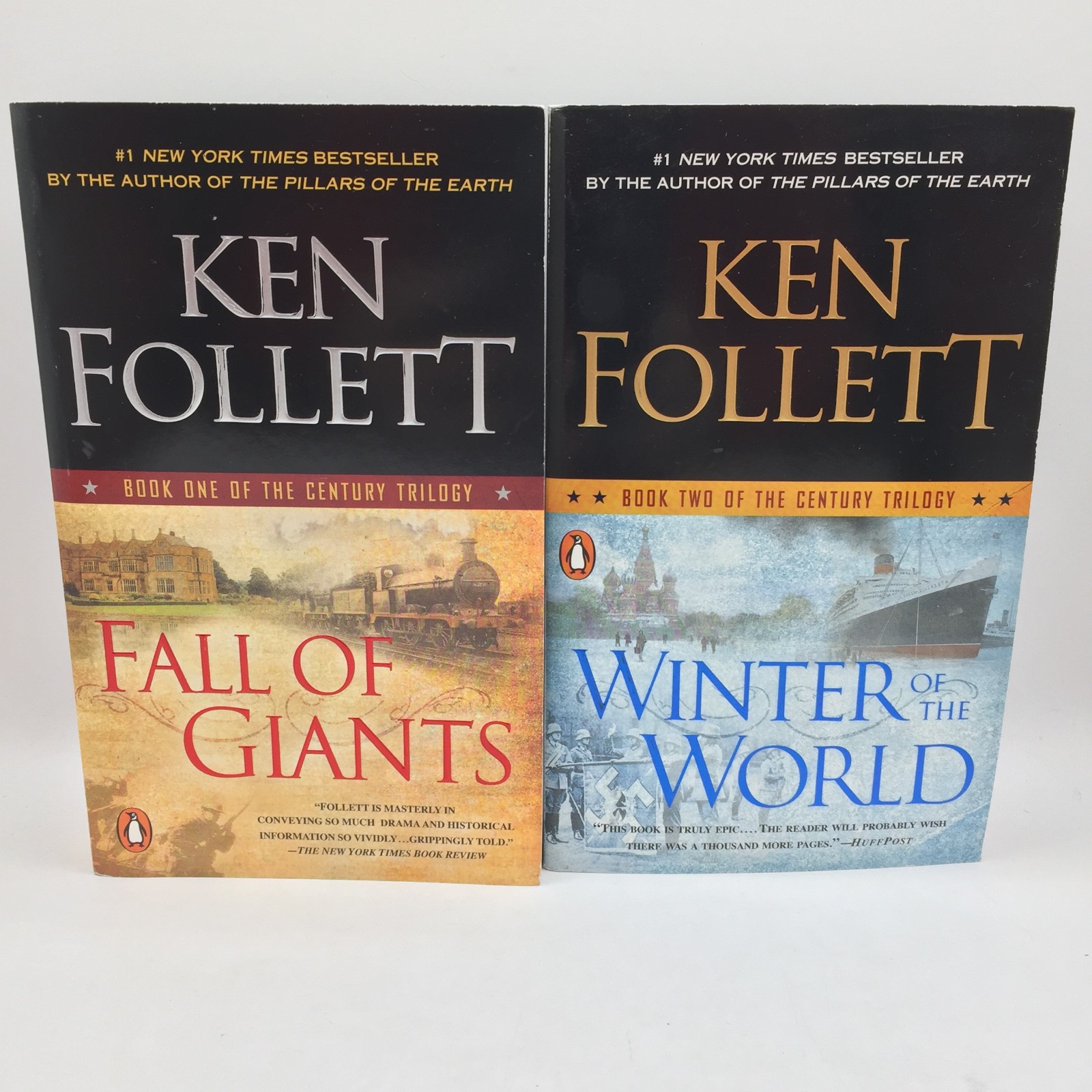 The Century Trilogy Books 1-3 by Ken Follet Trade Paperback Set Book Lot