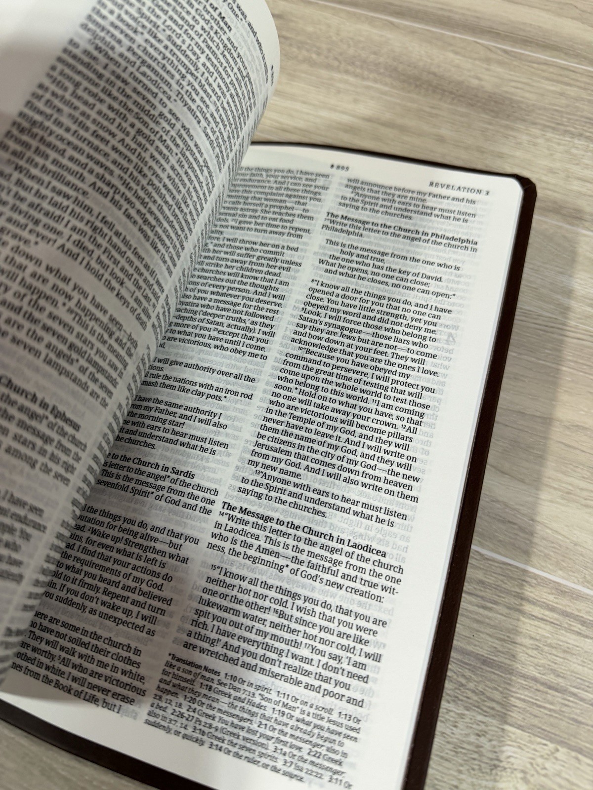 New- NLT Premium Value Thinline Bible, Filament Enabled, Brown Color ~~ No Box