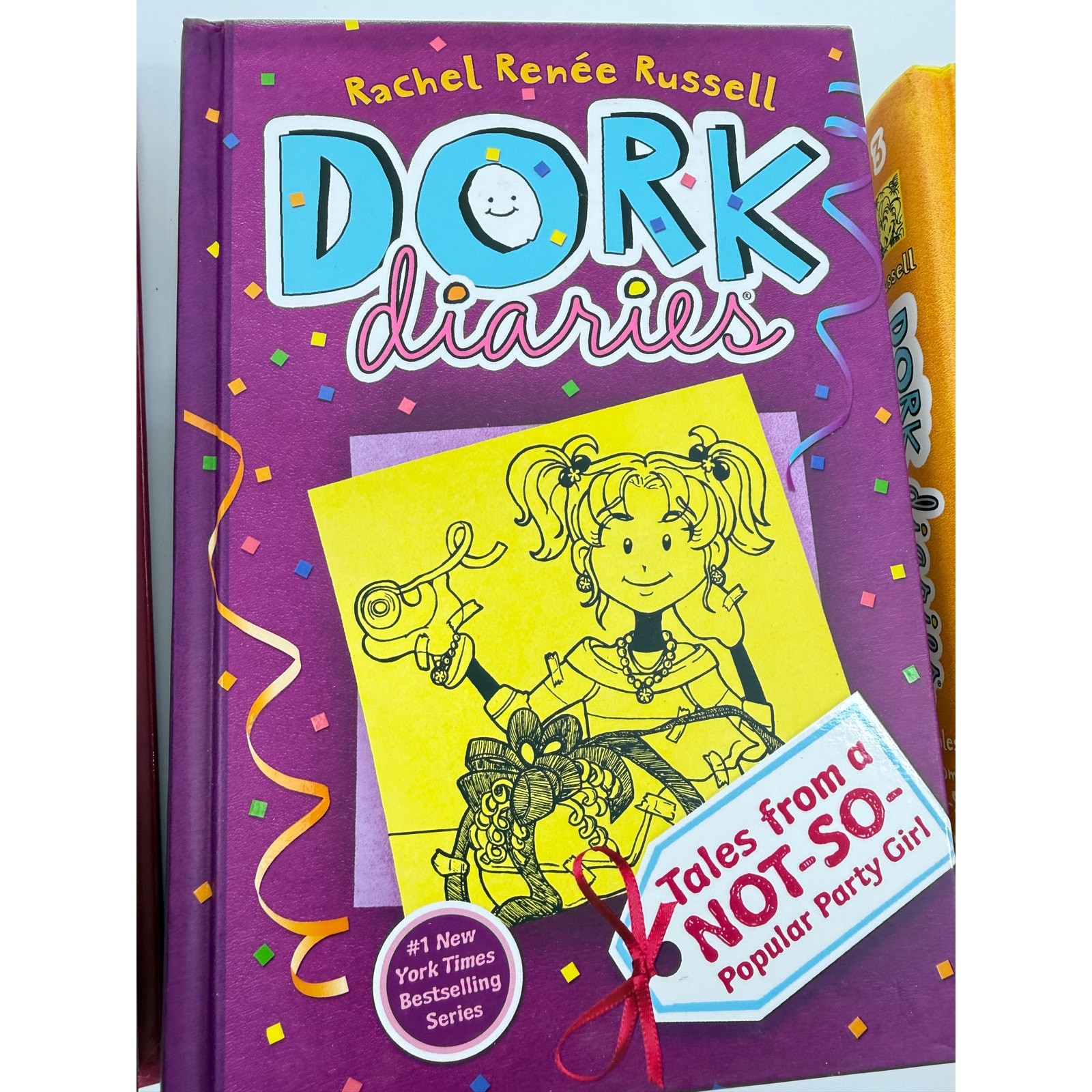 Dork Diaries Books 1 2 3 Box Set Rachel Renee Russell Hardcover Lot