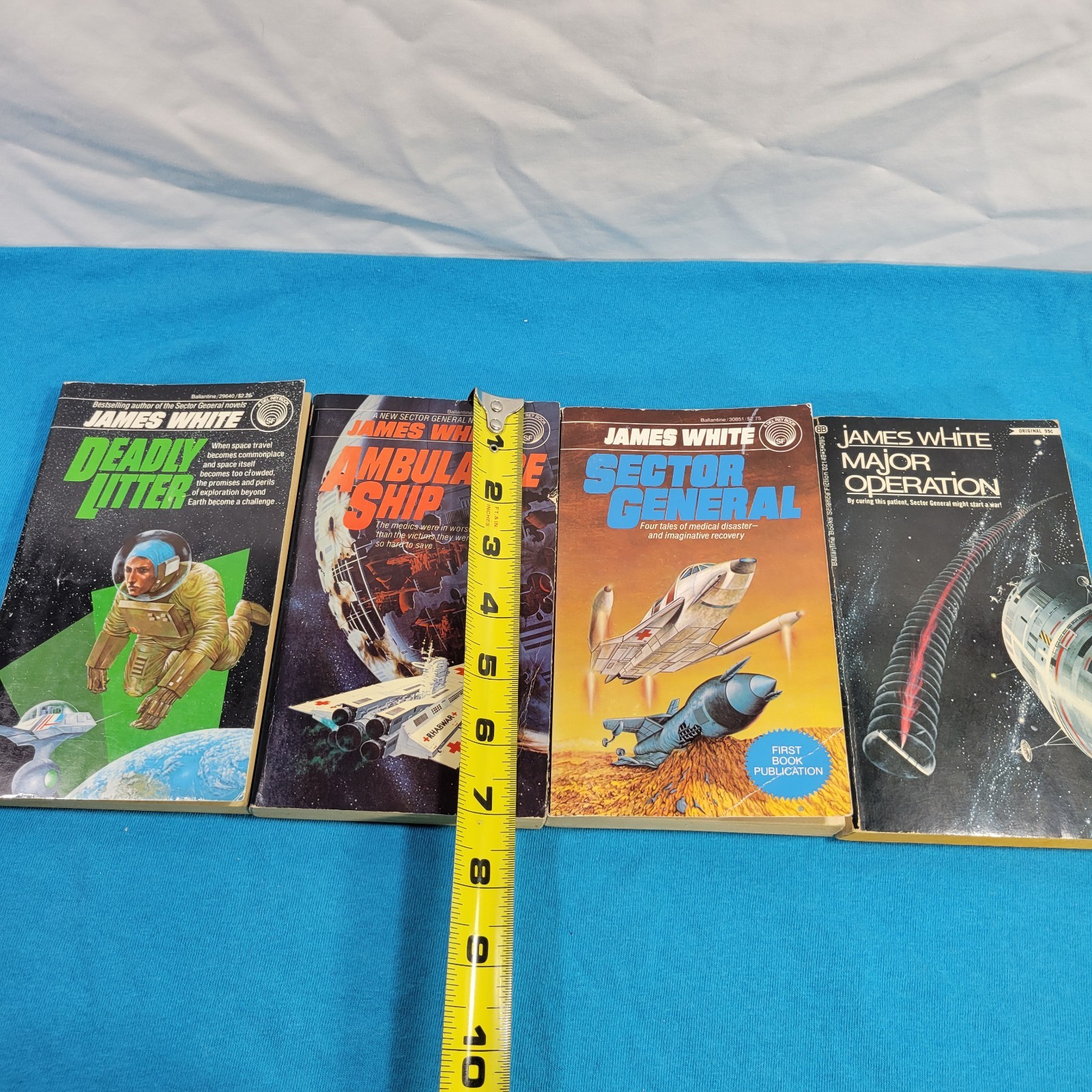 James White 4 PB Book Lot Deadly Litter Major Operation Ambulance Ship Sci-Fi