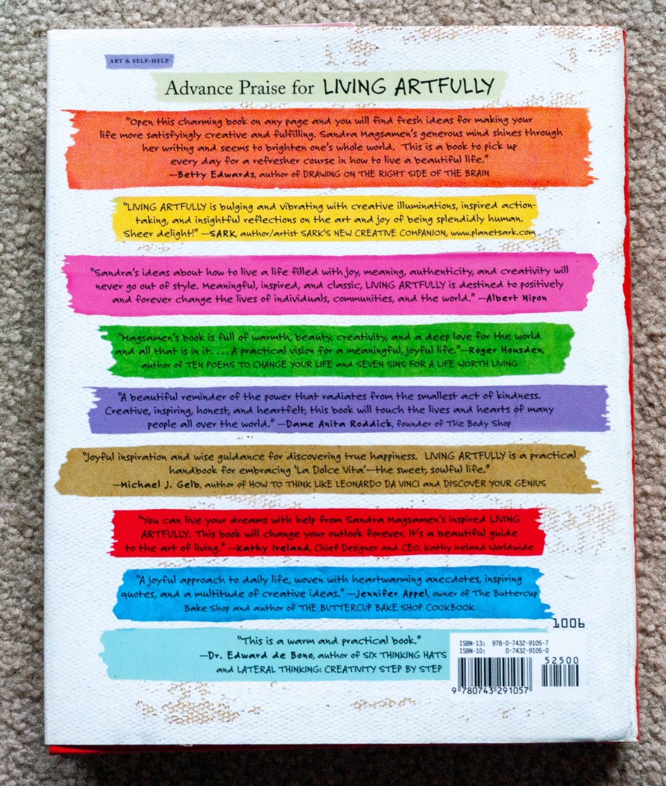 Living Artfully: Create the Life You Imagine by Sandra Magsamen – HC, 230 pages
