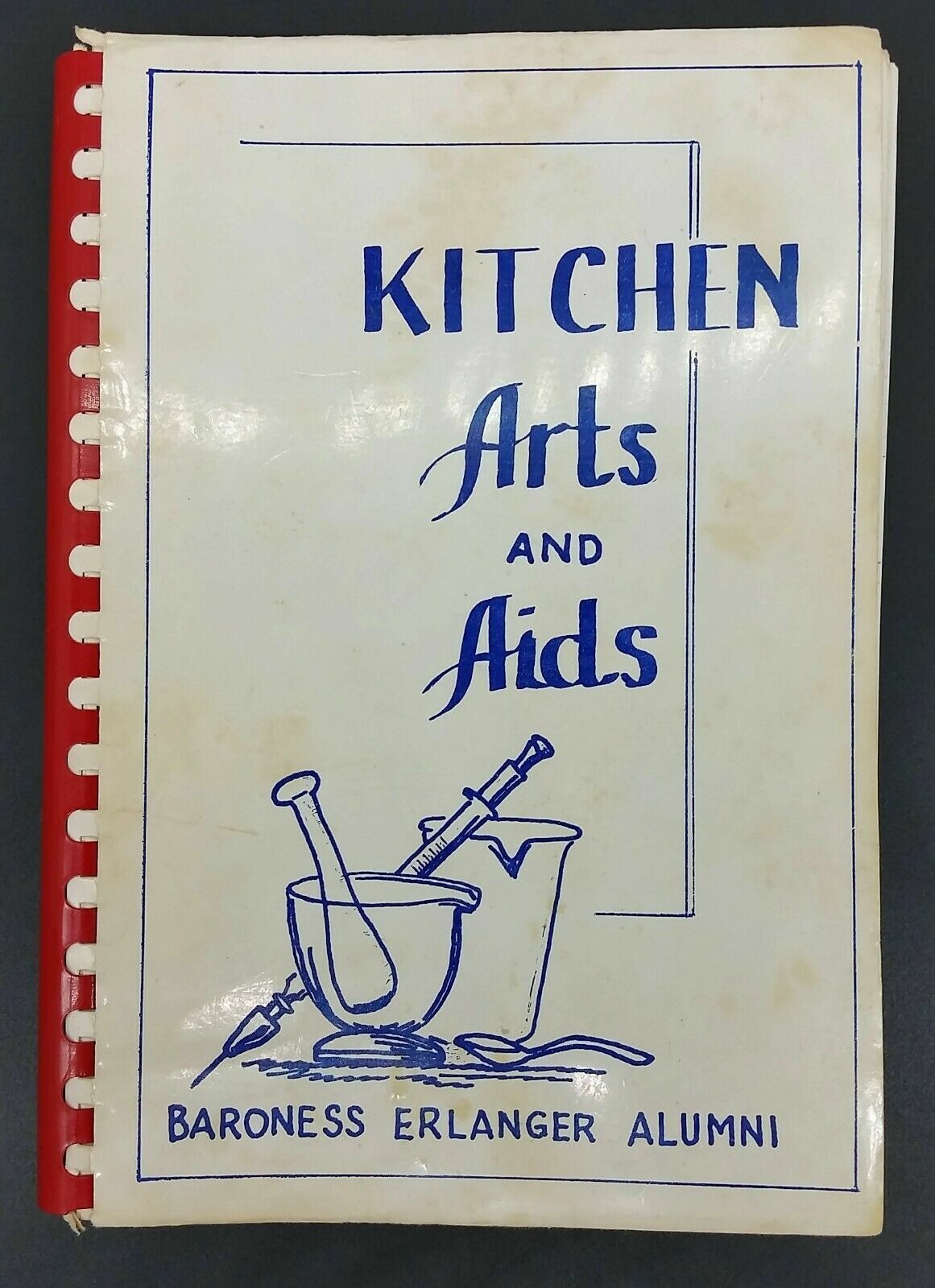 1968 Vtg Kitchen Arts And Aids Baroness Erlanger Alumni Cookbook Chattanooga TN