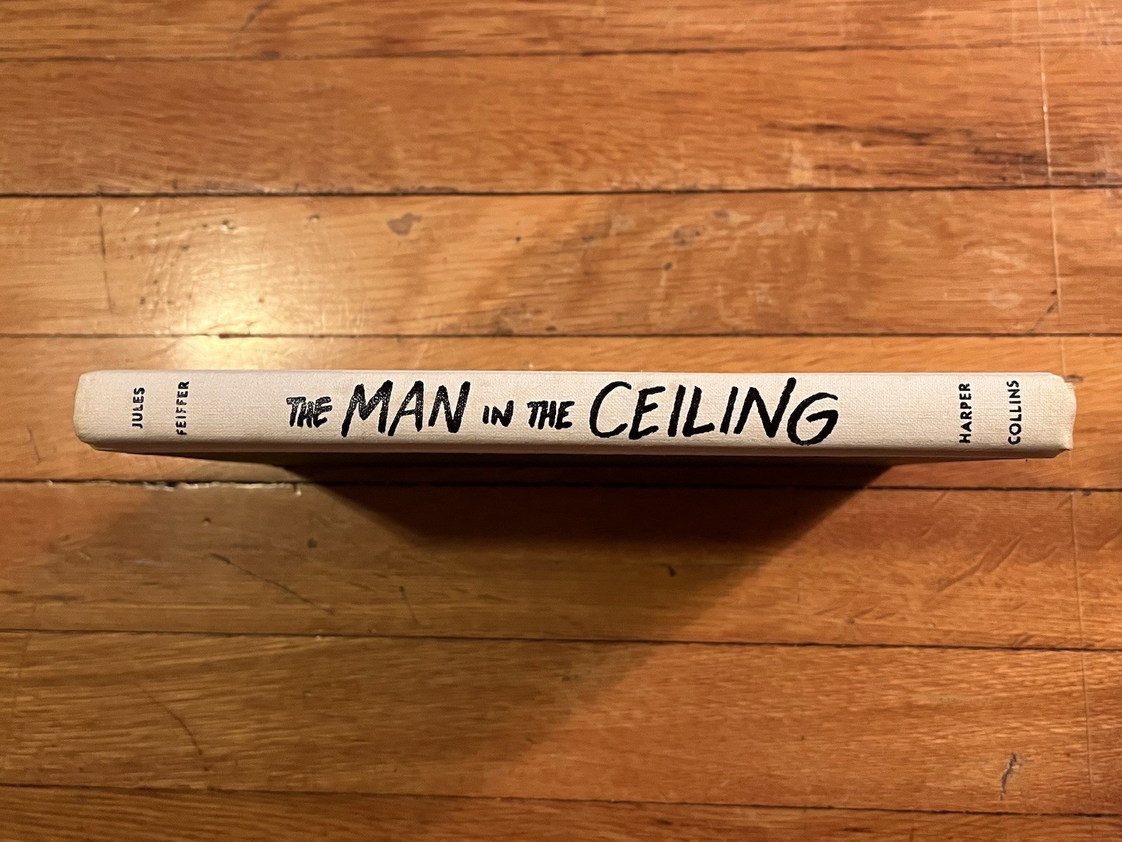 The Man in the Ceiling SIGNED Jules Feiffer 1st Edition 2nd Printing HCDJ 1994