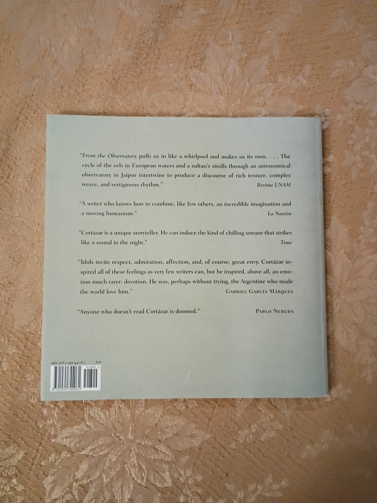 2011 From the Observatory Julio Cortázar 1st Archipelago Books Edition Paperback