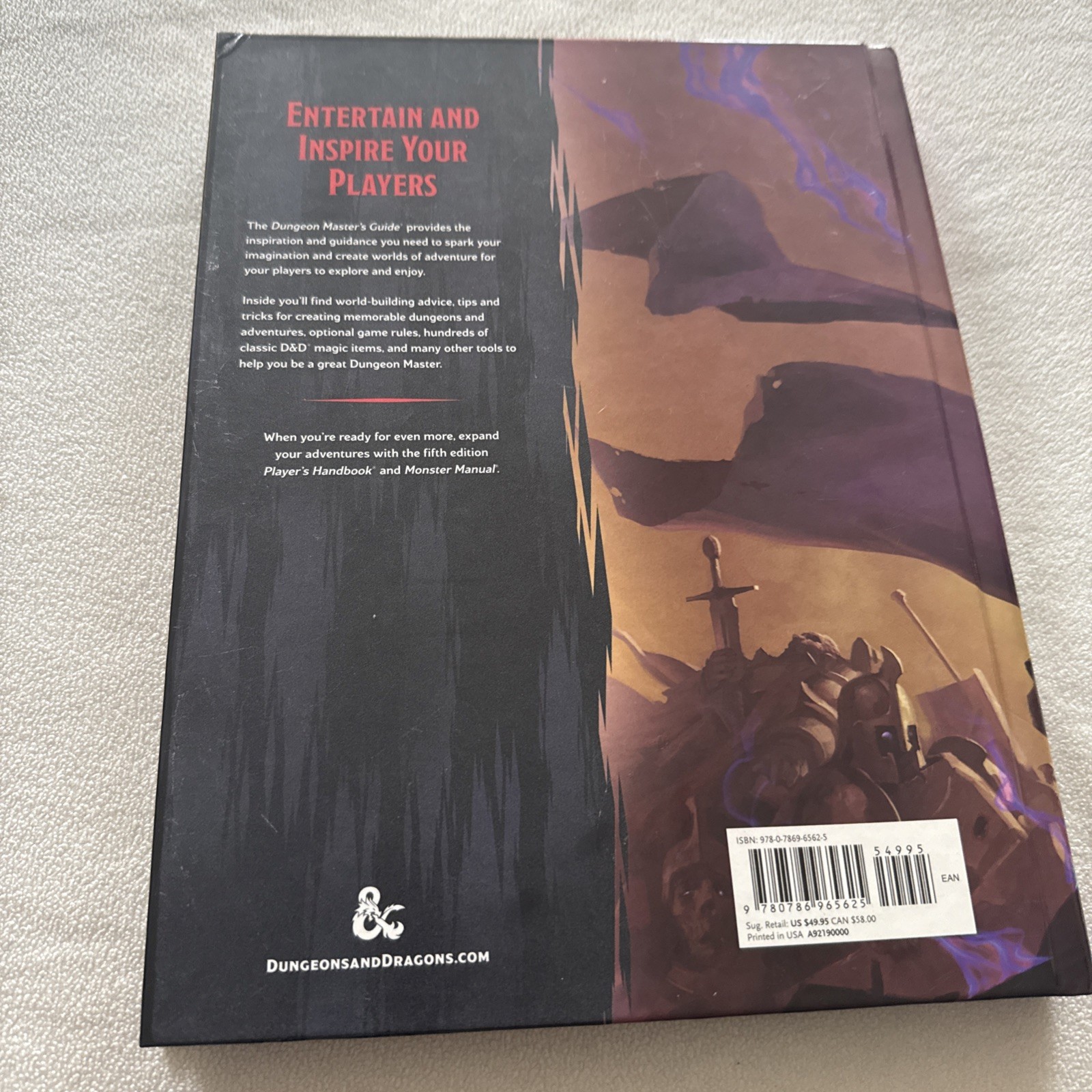 D&D Dungeon Master’s Guide Rule Book Hardcover 2014 RPG Dungeons Dragons