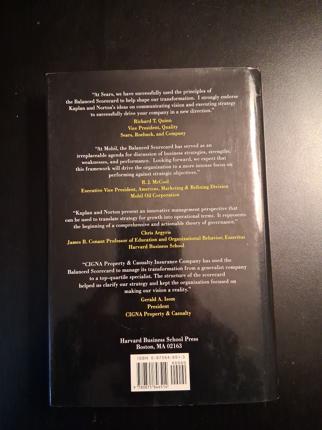 Balanced Scorecard : Translating Strategy into Action by Robert S. Kaplan and…