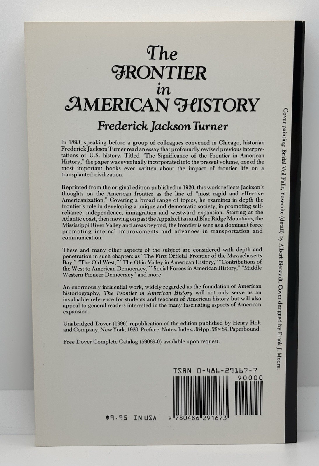 Frontier in American History | Frederick J. Turner | 1996 • Paperback #LikeNew